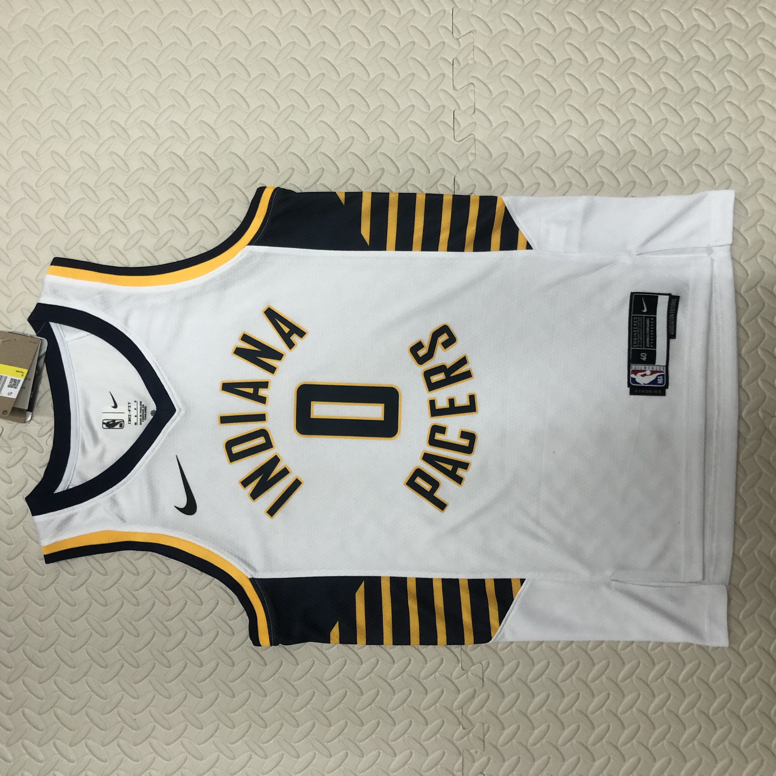 NBA Men Season 2023 Indiana Pacers White #0 POYTHRESS Jersey High Quality Name and Number Print - leoleo123123
