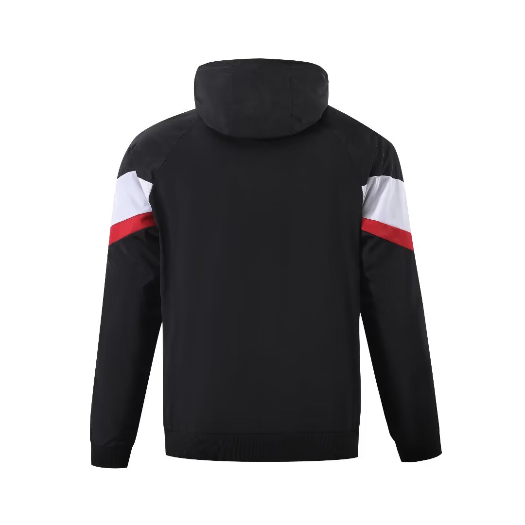 23/24 PSG Black Windbreaker Jacket 1:1 Quality - leoleo123123