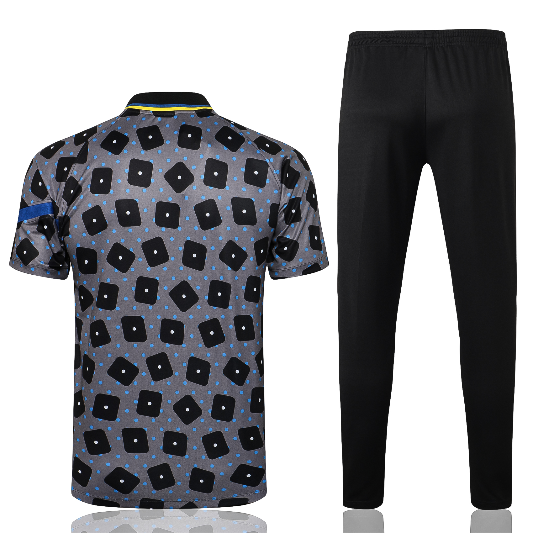 21-22 Inter Milan Grey Polo Training Tracksuit Thai Quality - leoleo123123