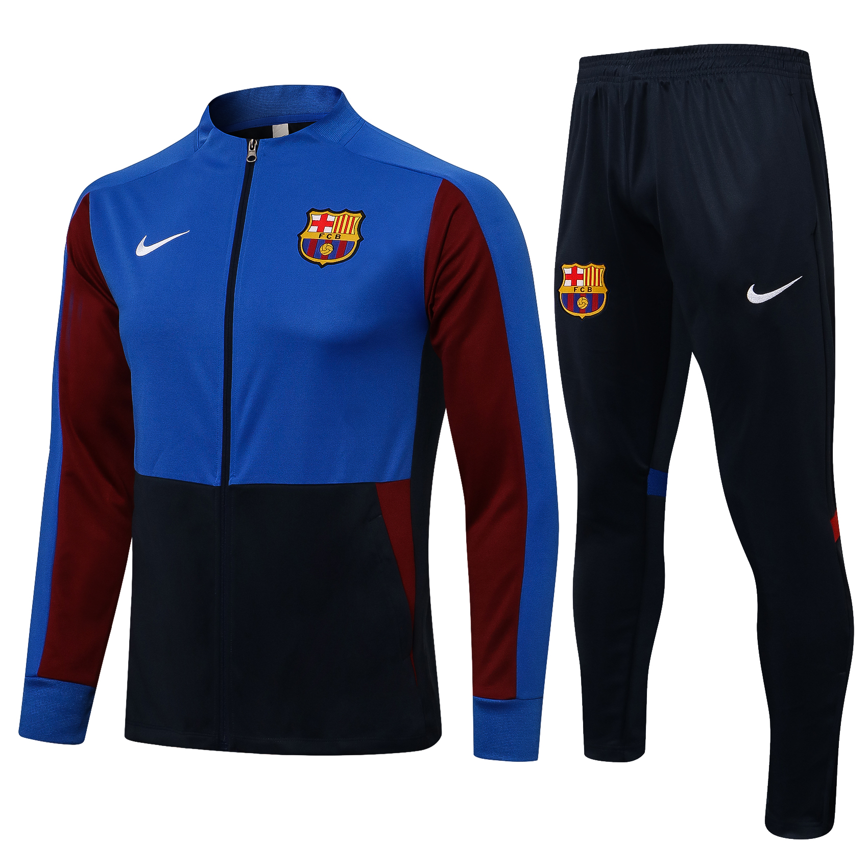 21/22 Barcelona Blue Jacket Tracksuit Thai Quality - leoleo123123