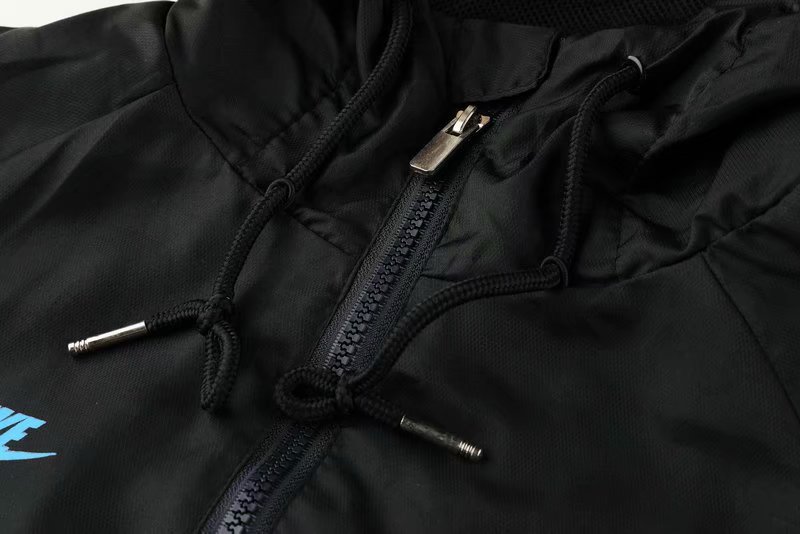 20-21 Barcelona Black Windbreaker Jacket Thai Quality - leoleo123123