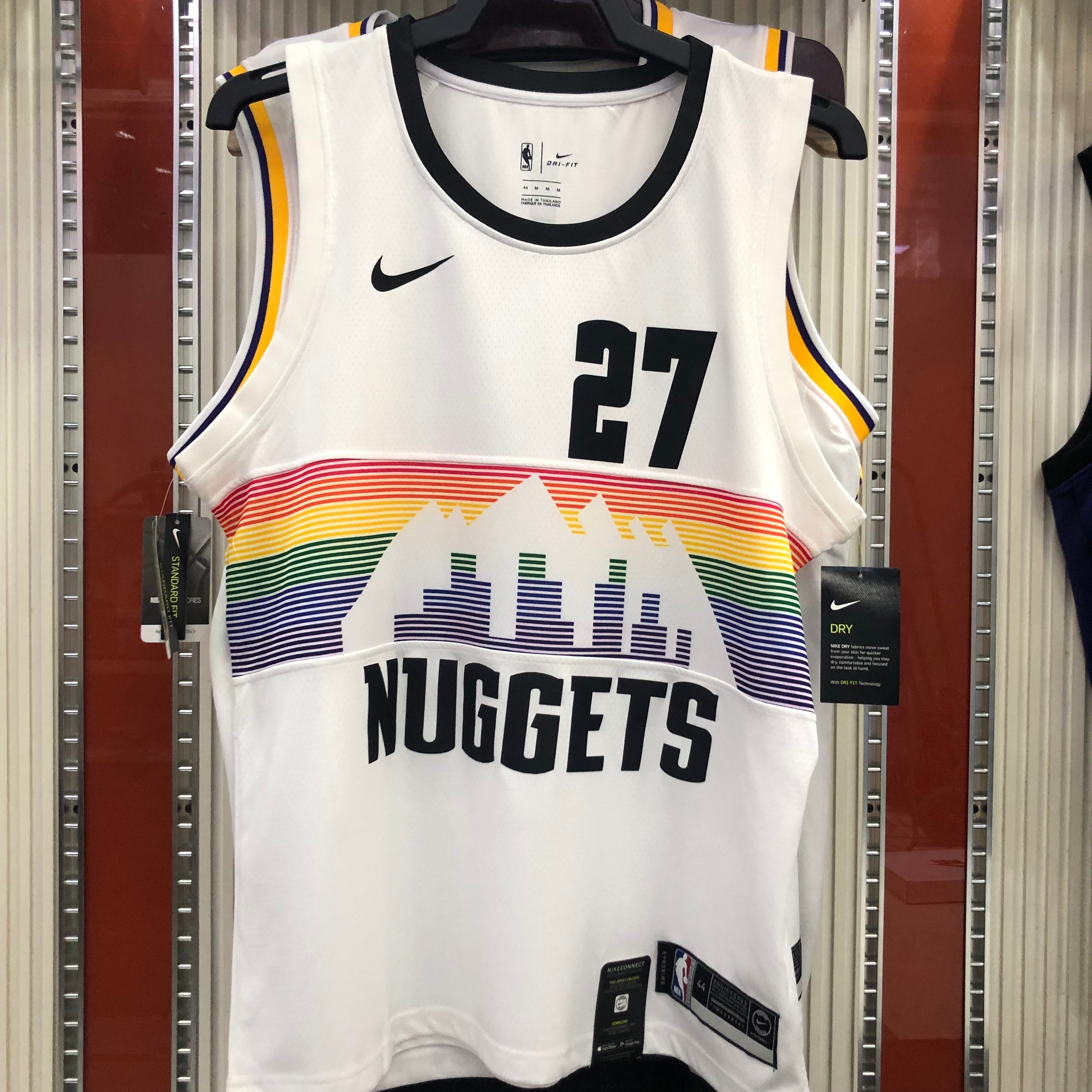 NBA Men Denver Nuggets White City #27 MURRAY Jersey High Quality Name and Number Print - leoleo123123