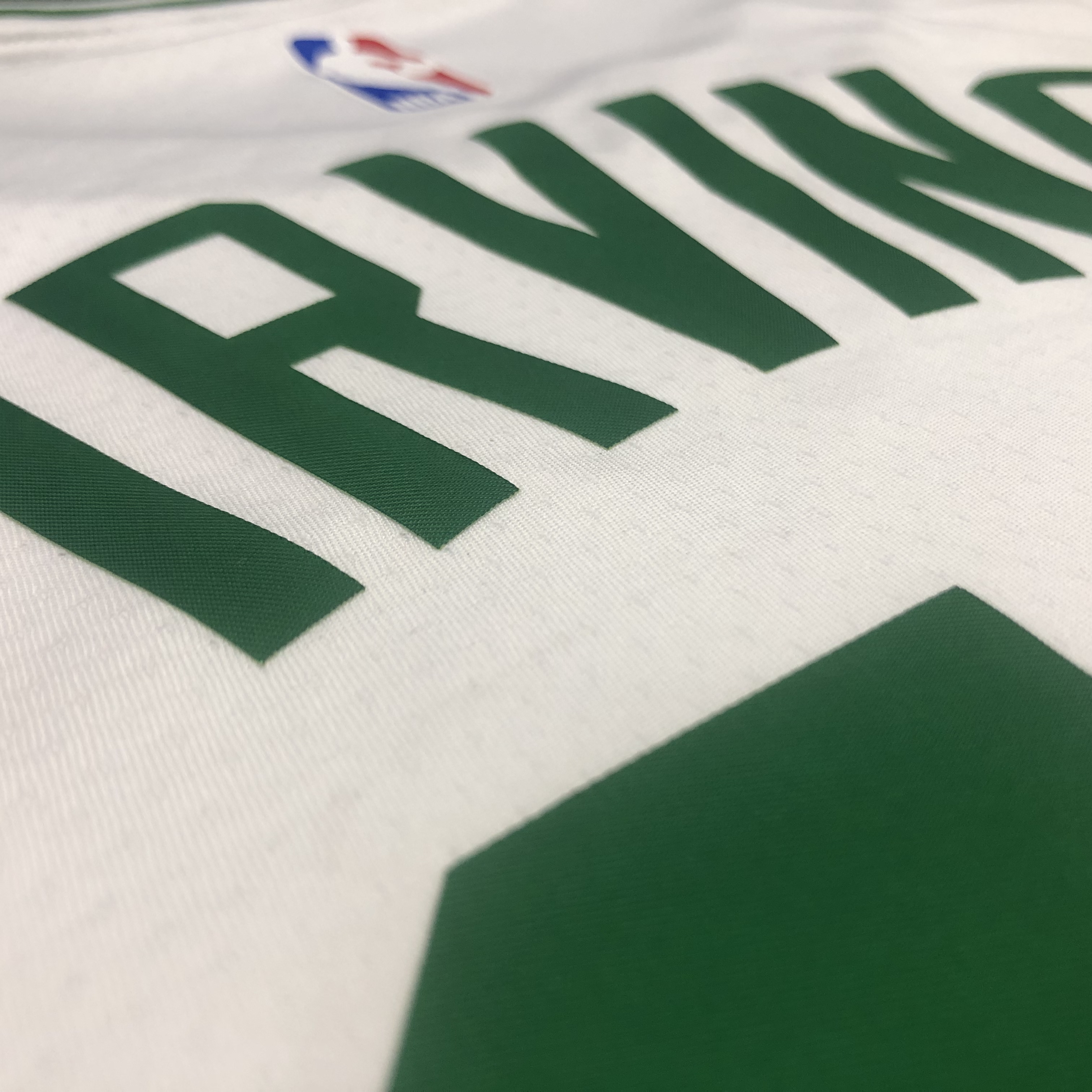 NBA Boston Celtics Retro White with Green Name #11 IRVING Jersey High Quality Name and Number Print - leoleo123123