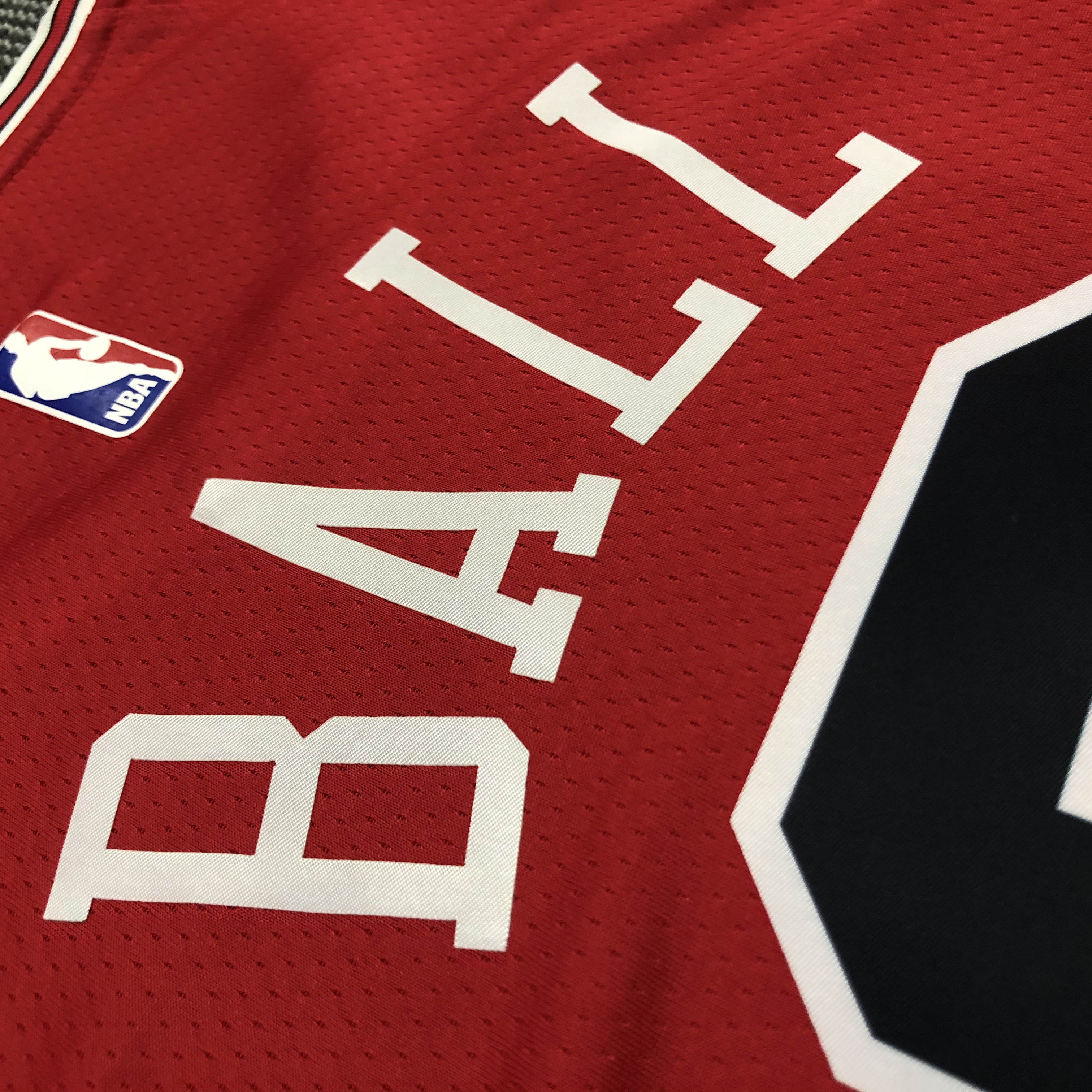 NBA Men Chicago Bulls Red #2 BALL Jersey High Quality Name and Number Print - leoleo123123