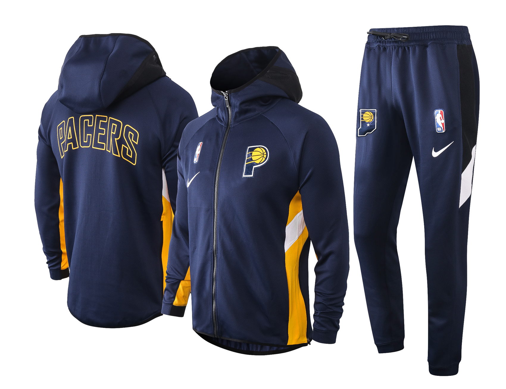 NBA Indiana Pacers Navy with Cap Jacket Tracksuit High Quality - leoleo123123