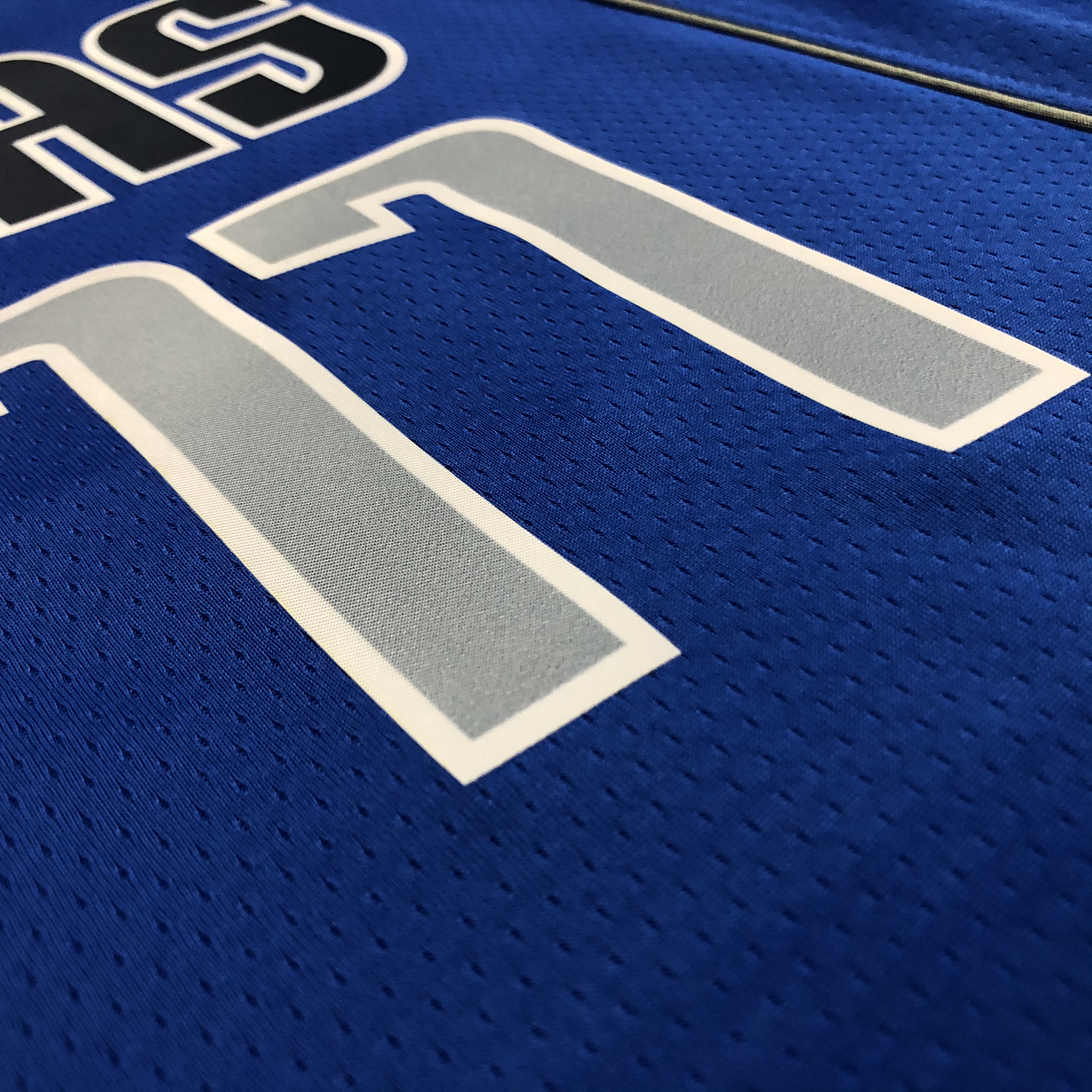 NBA Men 75th Anniversary Dallas Mavericks Blue #77 DONCIC Jersey High Quality Name and Number Print - leoleo123123