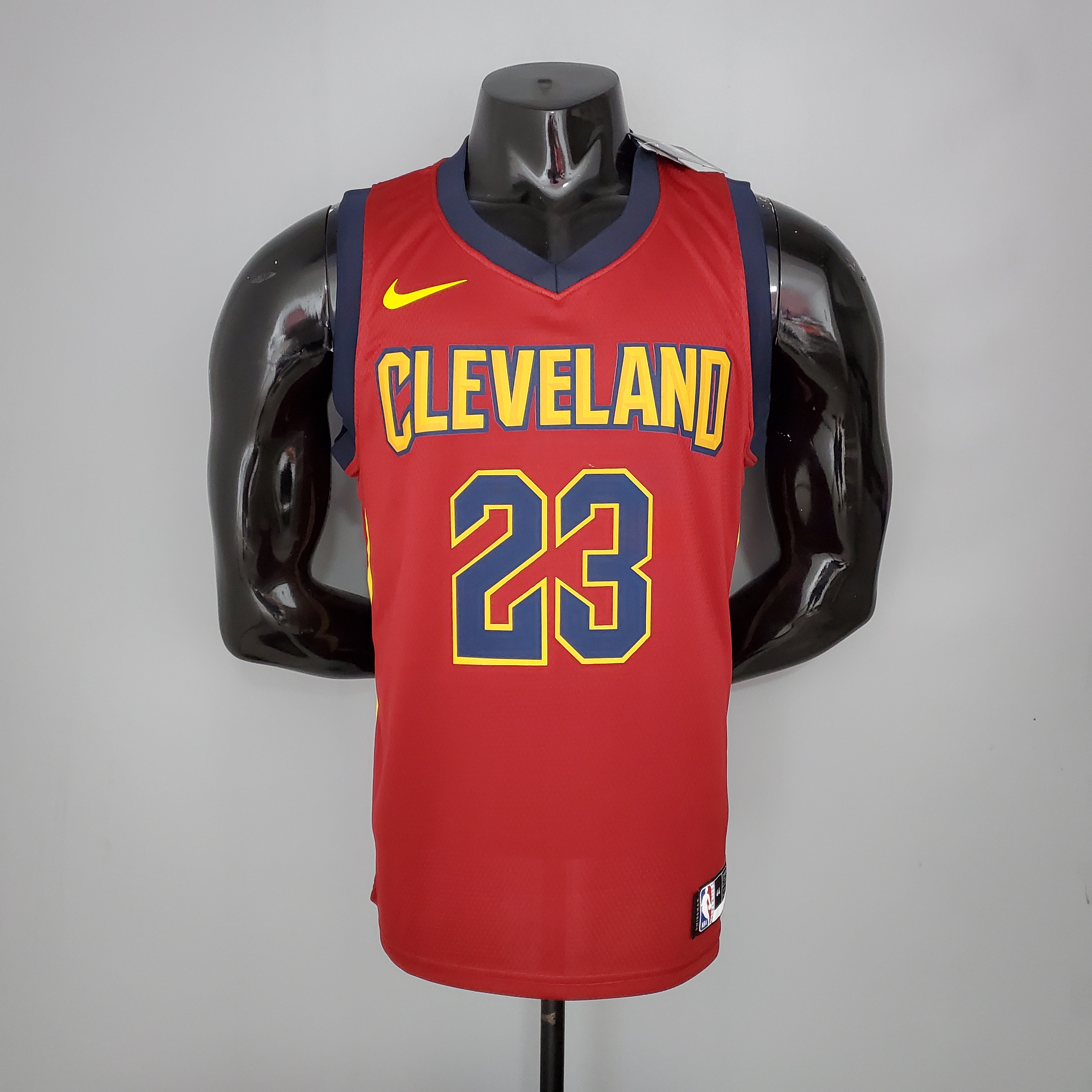 NBA Men Cleveland Cavaliers Red #23 JAMES Jersey High Quality Name and Number Print - leoleo123123