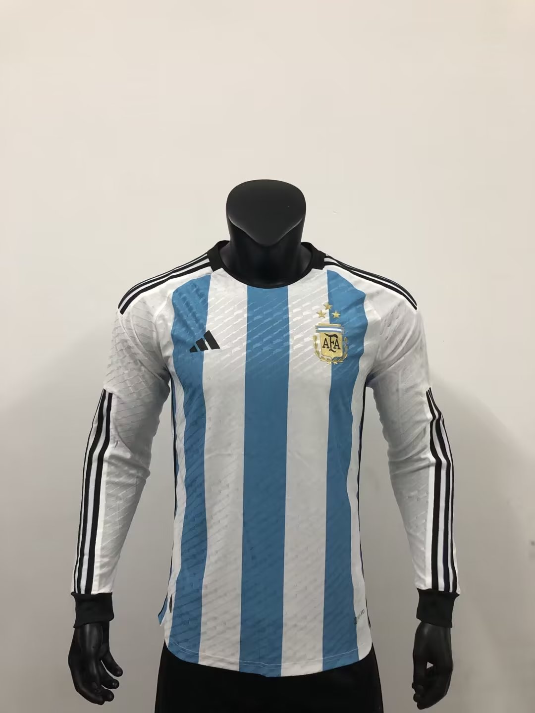 22/23 Argentina Home Jersey 3 Stars Long Sleeve Player Version 1:1 Quaility - leoleo123123