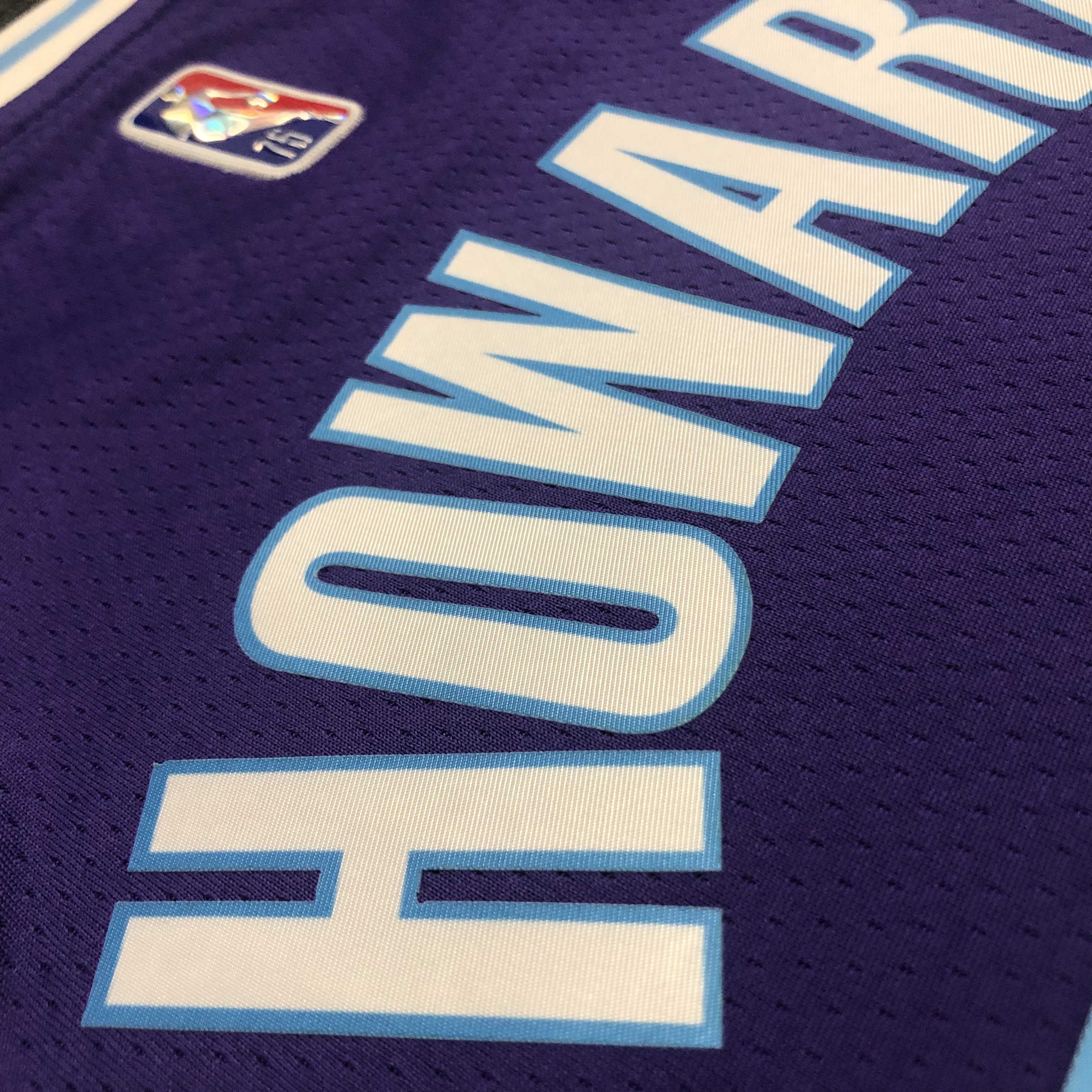 NBA Season 2022 75th Anniversary Los Angeles Lakers Purple Round Neck #39 HOWARD Jersey High Quality Name and Number Print - leoleo123123