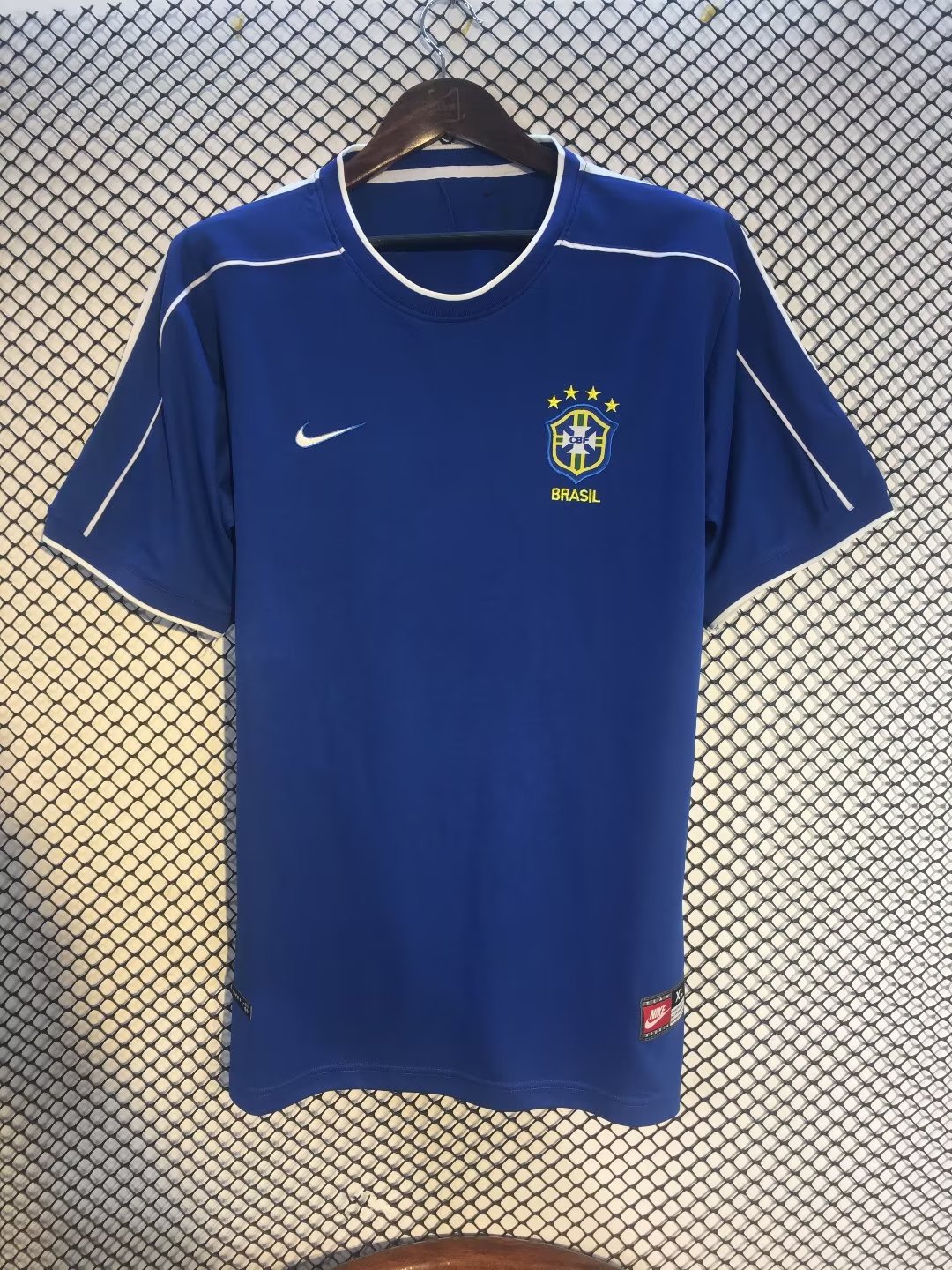 1998 Brazil Away Retro Jersey - leoleo123123