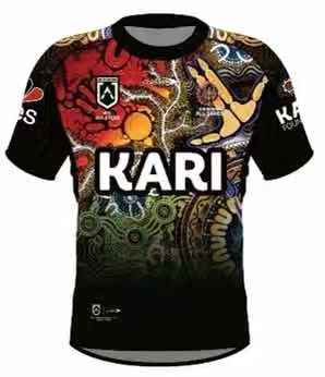 Rugby Season 2021 Indigneous All Stars Camouflage Rugby Jersey High Quality - leoleo123123