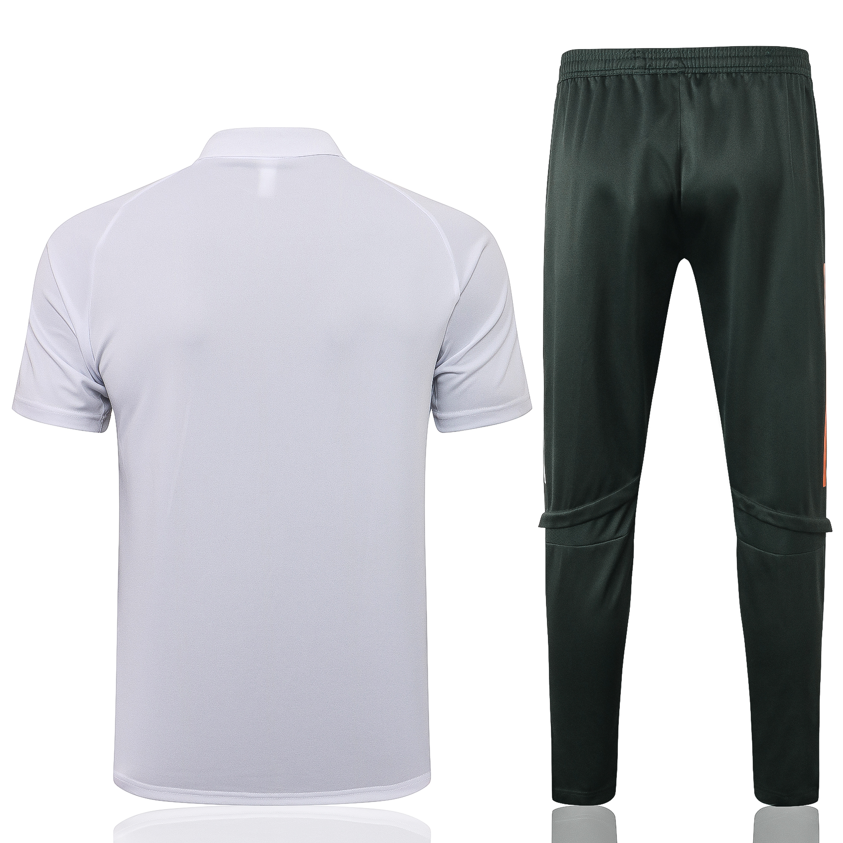 21-22 Manchester United White Polo Training Tracksuit Thai Quality - leoleo123123