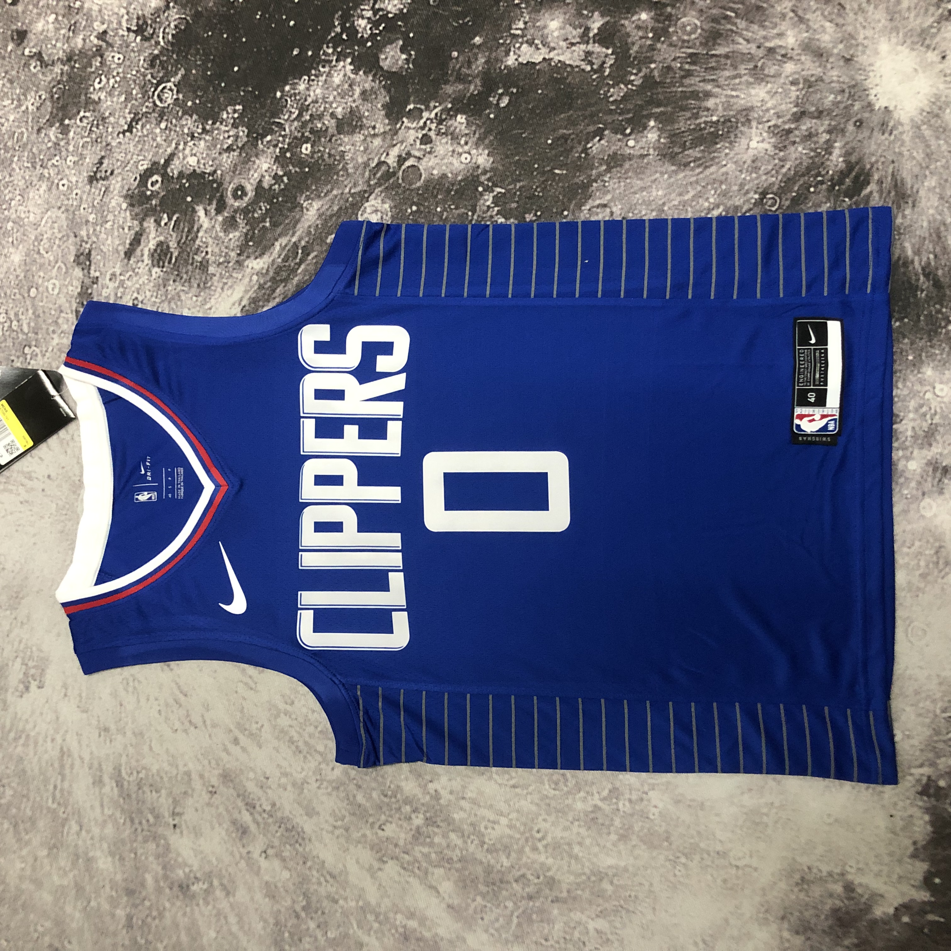NBA Men Los Angeles Clippers Blue #0 WESTBROOK Jersey High Quality Name and Number Print - leoleo123123