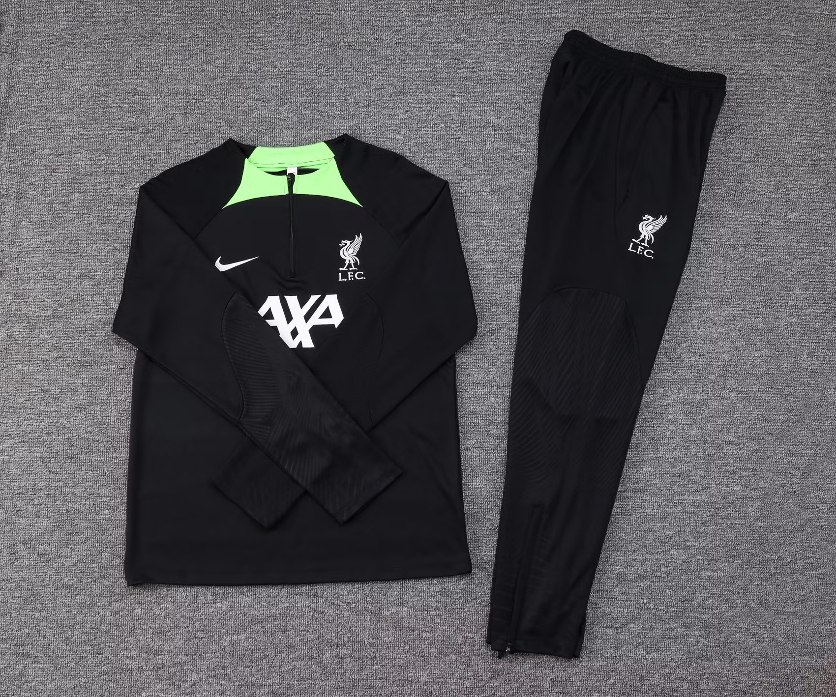23/24 Liverpool Kids Black Sweater Tracksuit Thai Quality - leoleo123123