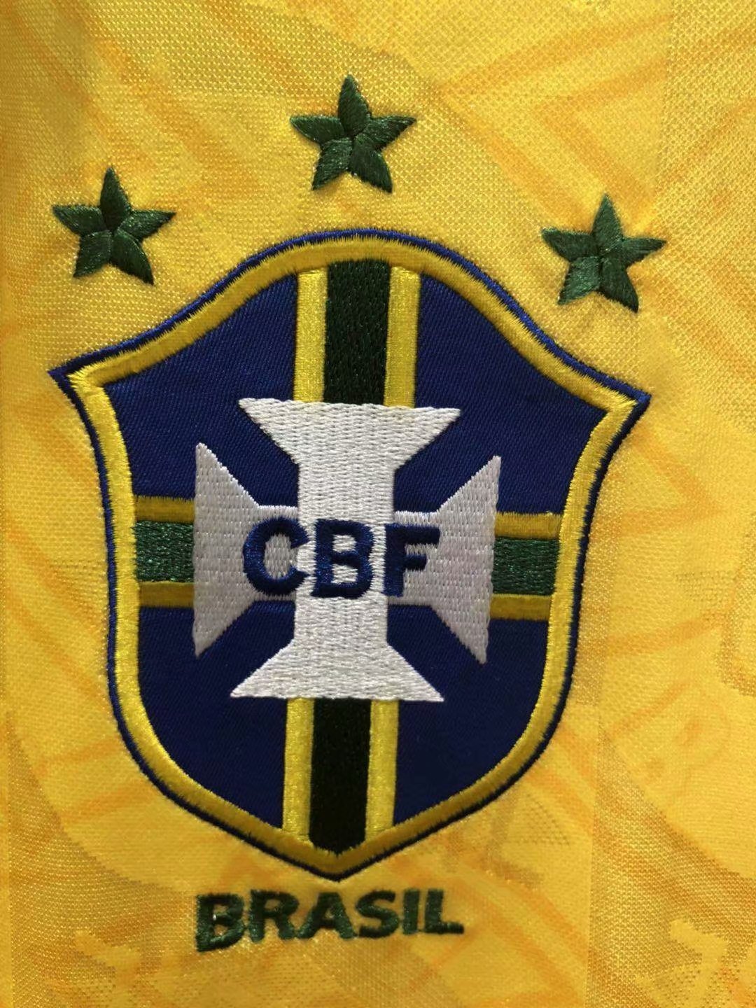 91-93 Brazil Home Retro Jersye - leoleo123123