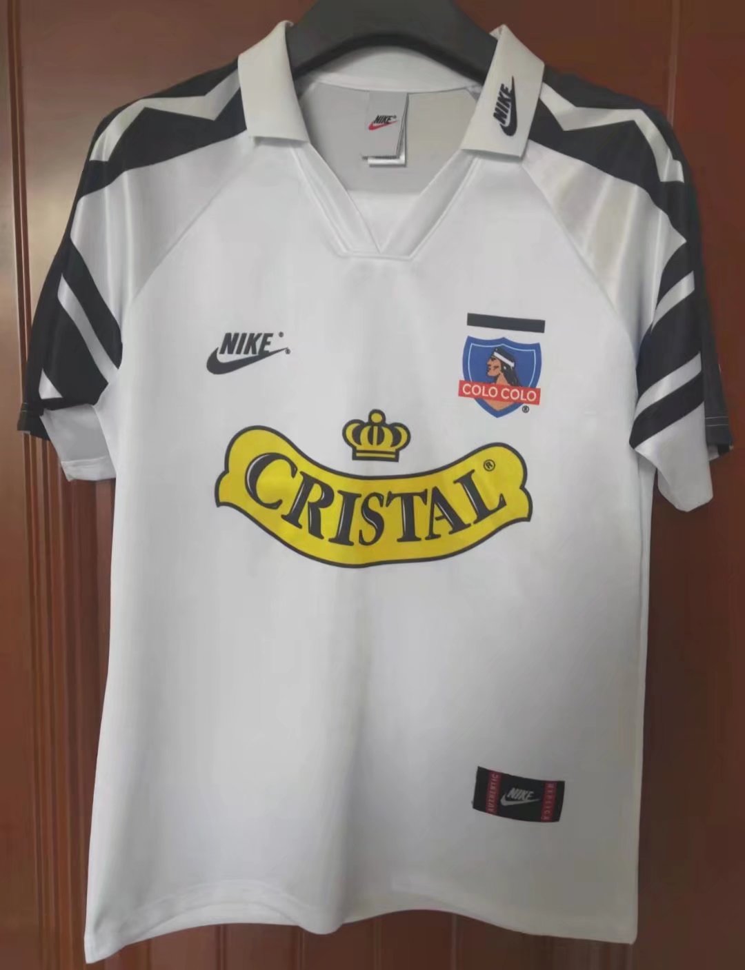 1995 Colo-Colo Home White Retro Soccer Jersey - leoleo123123