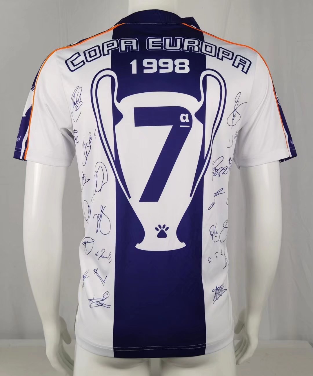 97/98 Real Madrid COPA EUROPA Retro Jersey - leoleo123123