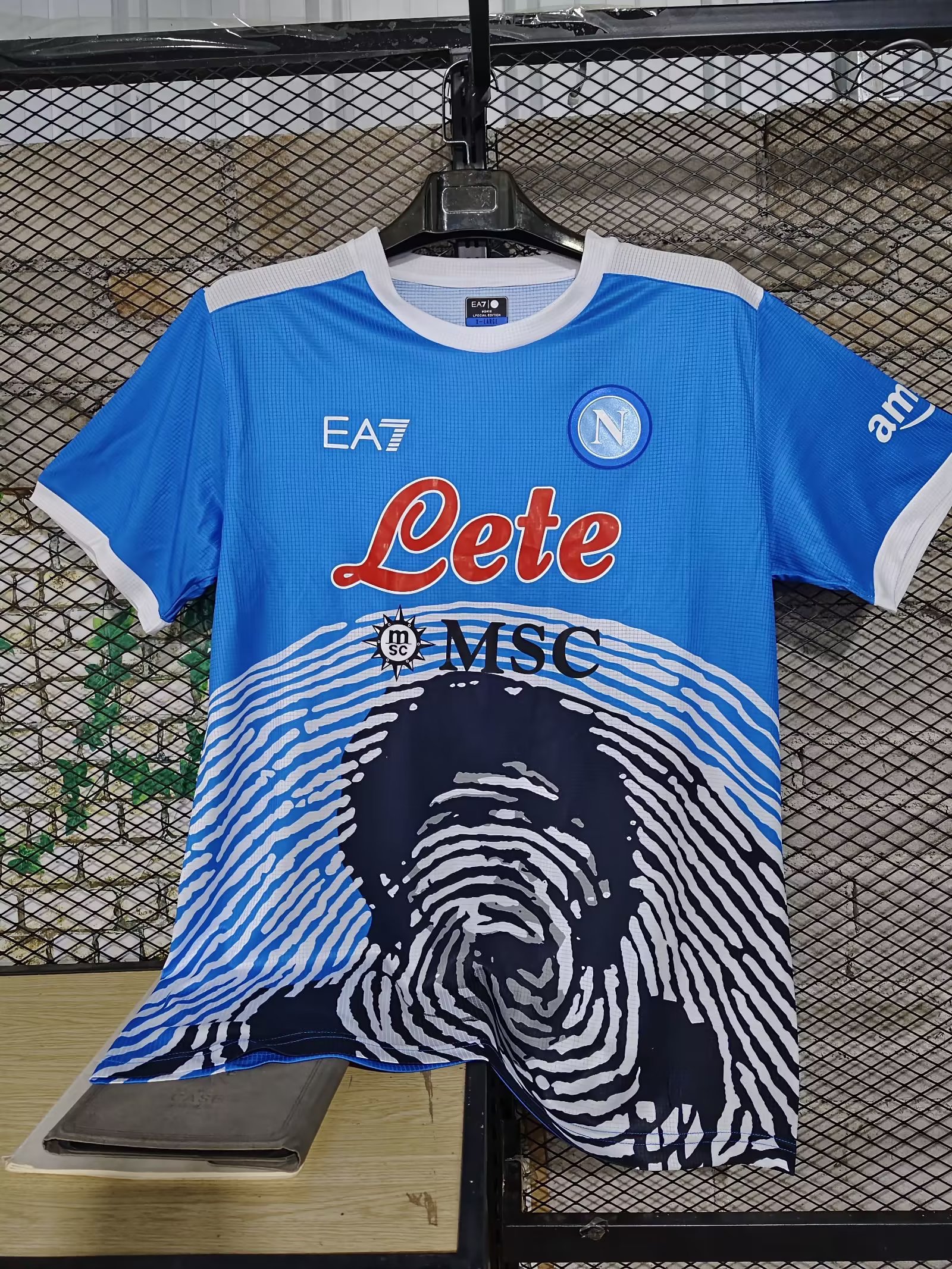 Maradona Napoli Blue Jersey Fan Version Thai Quality - leoleo123123