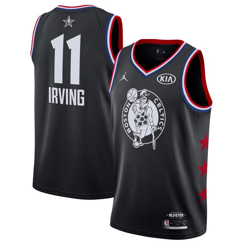 NBA Men 2019 All Star Jerseys Black #11 IRVING Jersey High Quality Name and Number Print - leoleo123123