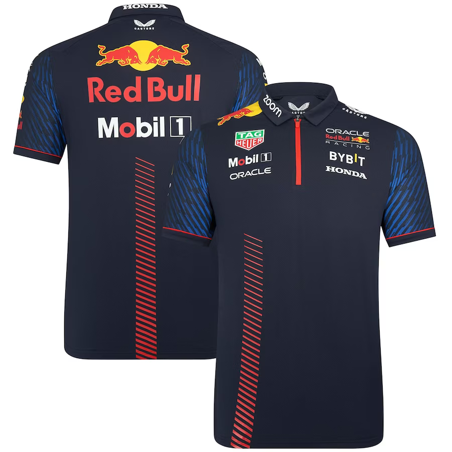 2023 Red Bull Racing Dark Blue F1 Team POLO T-Shirt - leoleo123123