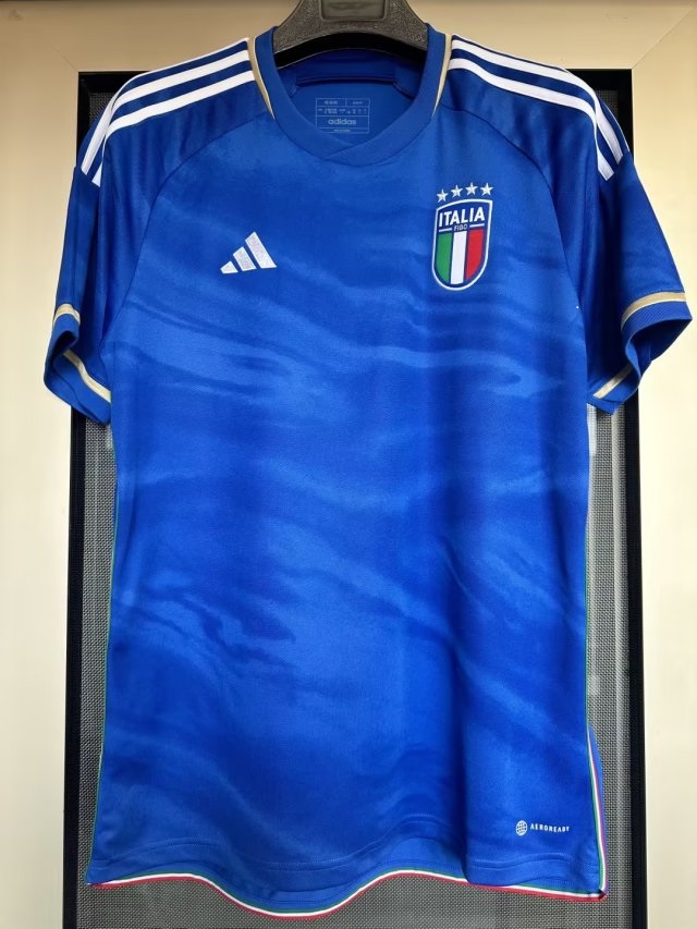 23/24 Italy Home Soccer Jersey Fans Version 1:1 Quality - leoleo123123
