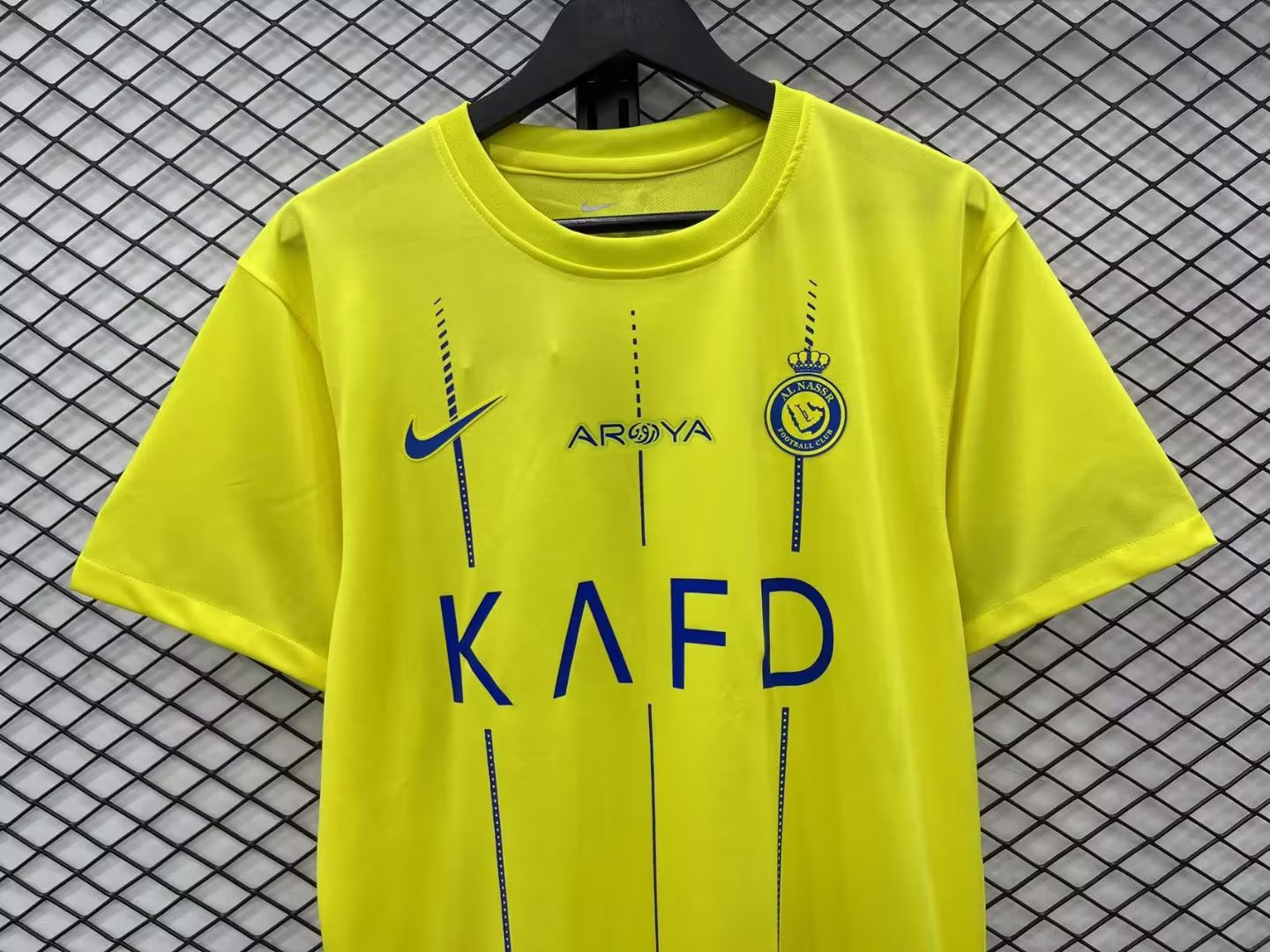 23/24 Al Nassr Home Soccer Jersey Final Version 1:1 Quality - leoleo123123