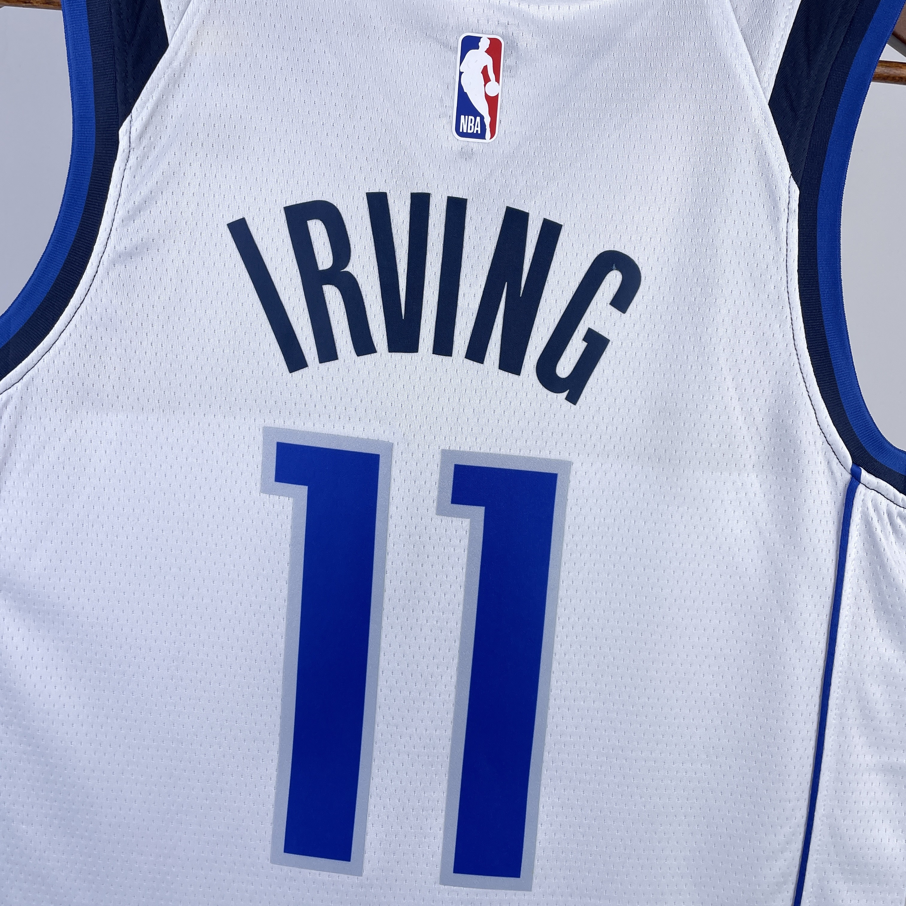 NBA Men 2023 Dallas Mavericks White #11 IRVING Jersey High Quality Name and Number Print - leoleo123123