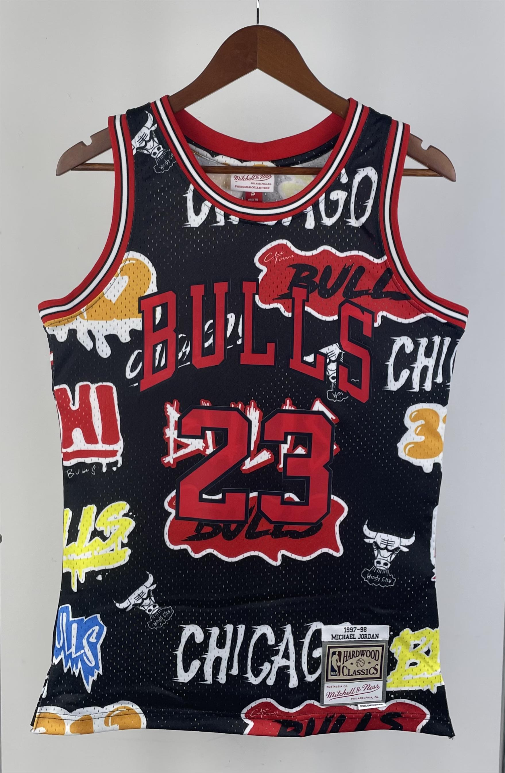 NBA 97/98 Chicago Bulls #23 JORDAN Swingman Jersey - leoleo123123