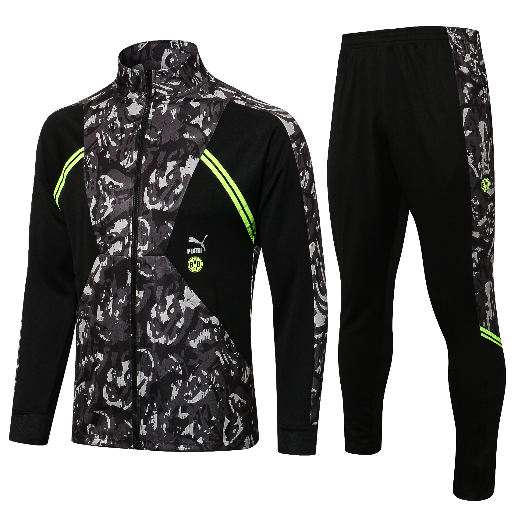 21-22 Dortmund Black Jacket Tracksuit Thai Quality - leoleo123123