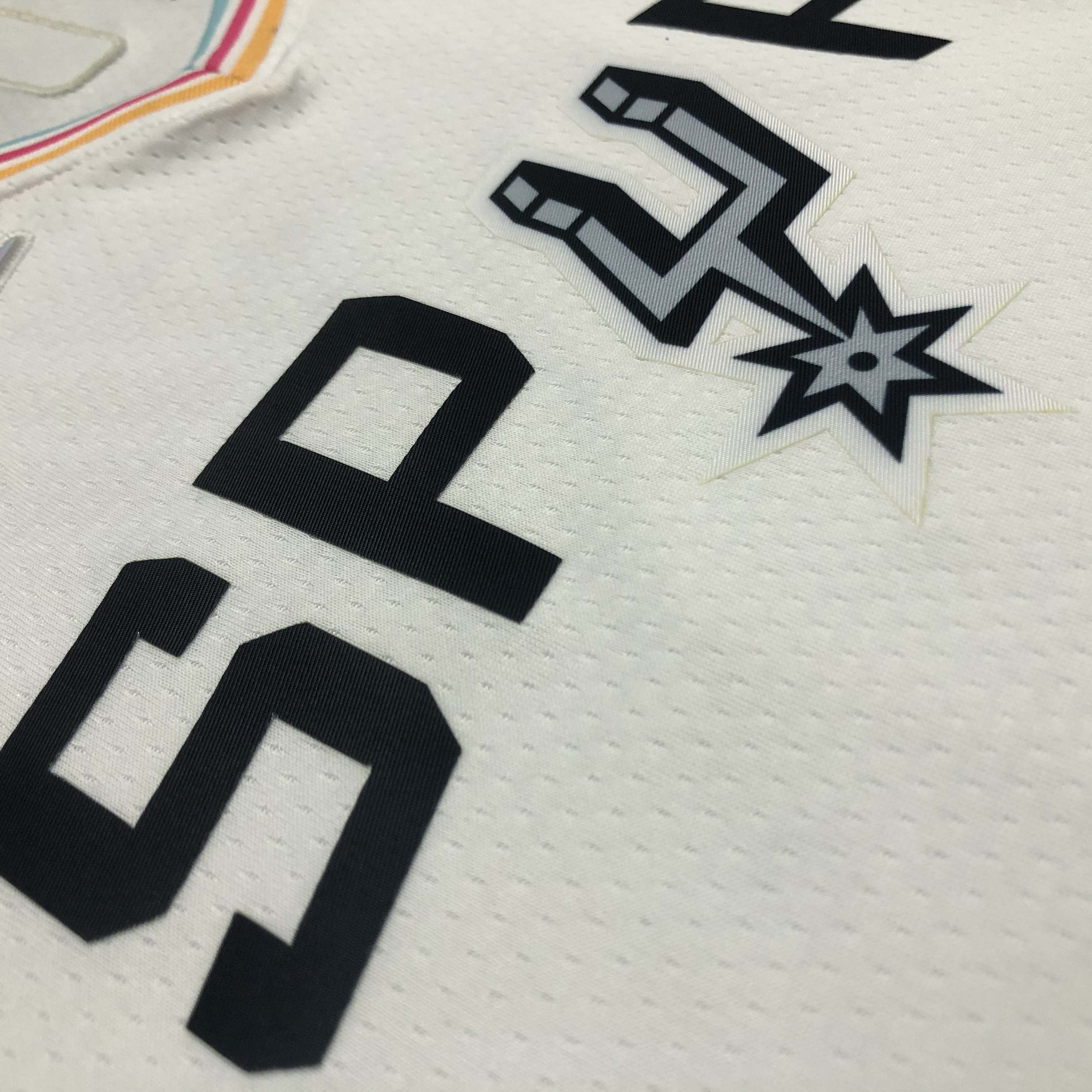 NBA Men 75th Anniversary Season 2022 San Antonio Spurs White #5 MURRAY Jersey High Quality Name and Number Print - leoleo123123