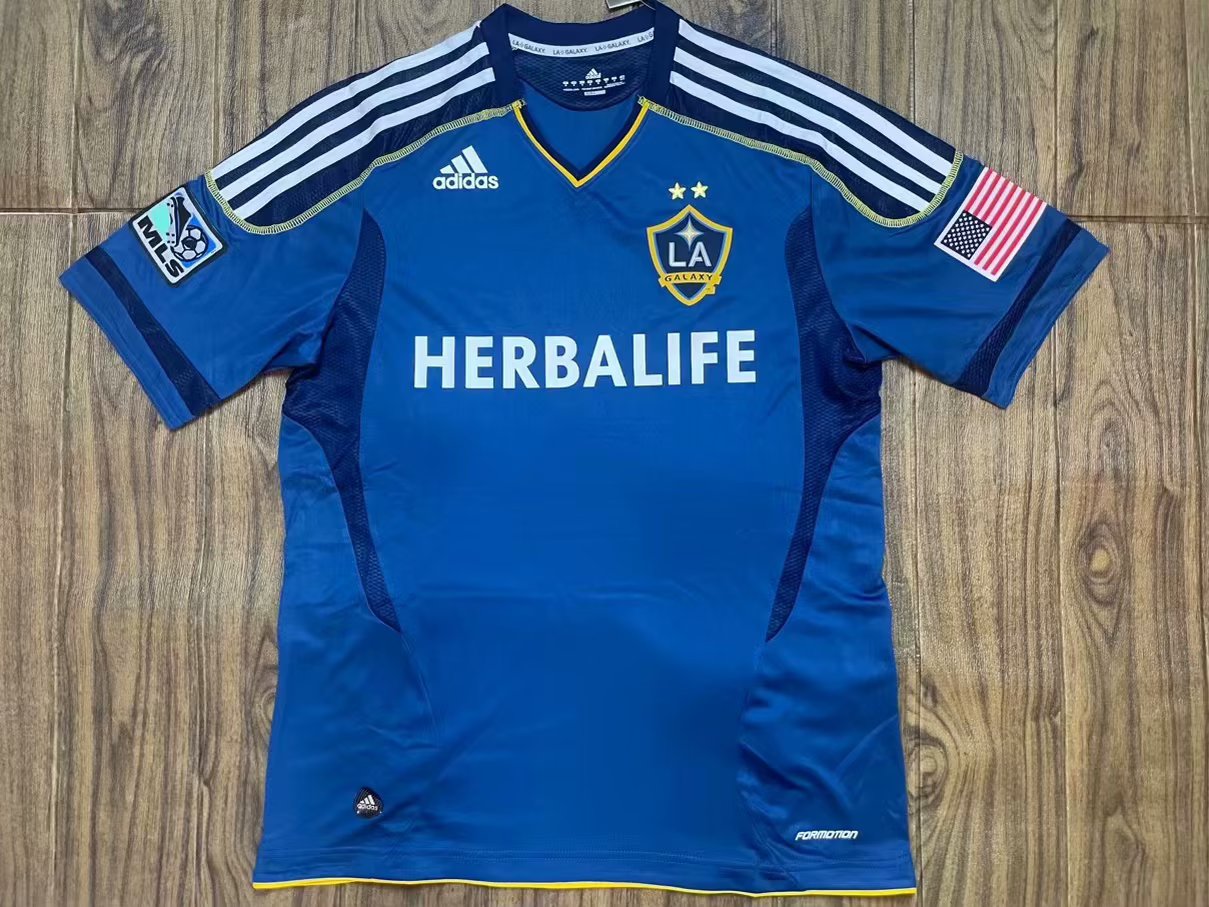 11/12 LA Galaxy Away Blue Retro Jersey Fans Version - leoleo123123