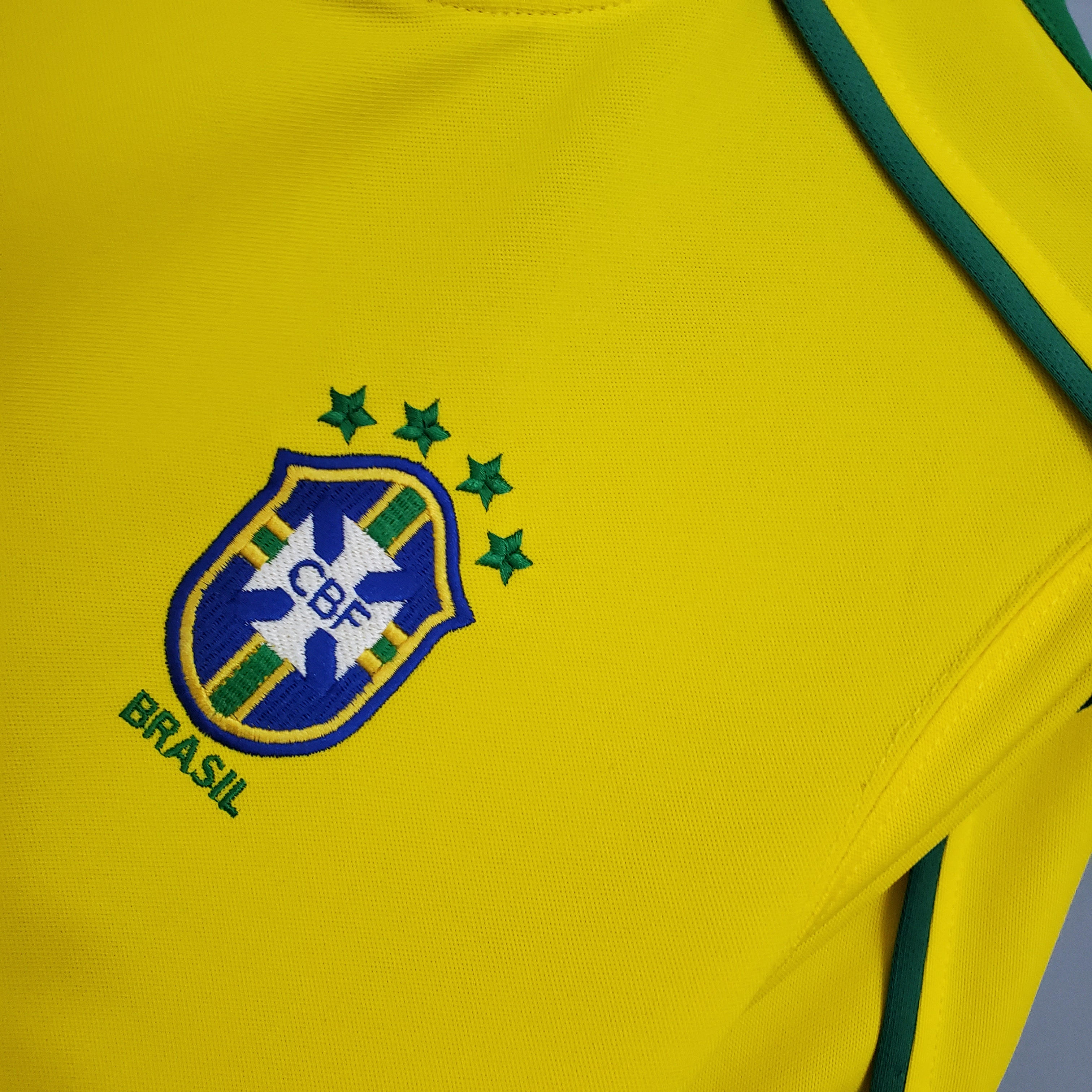 1998 Brazil Home Retro Jersey - leoleo123123