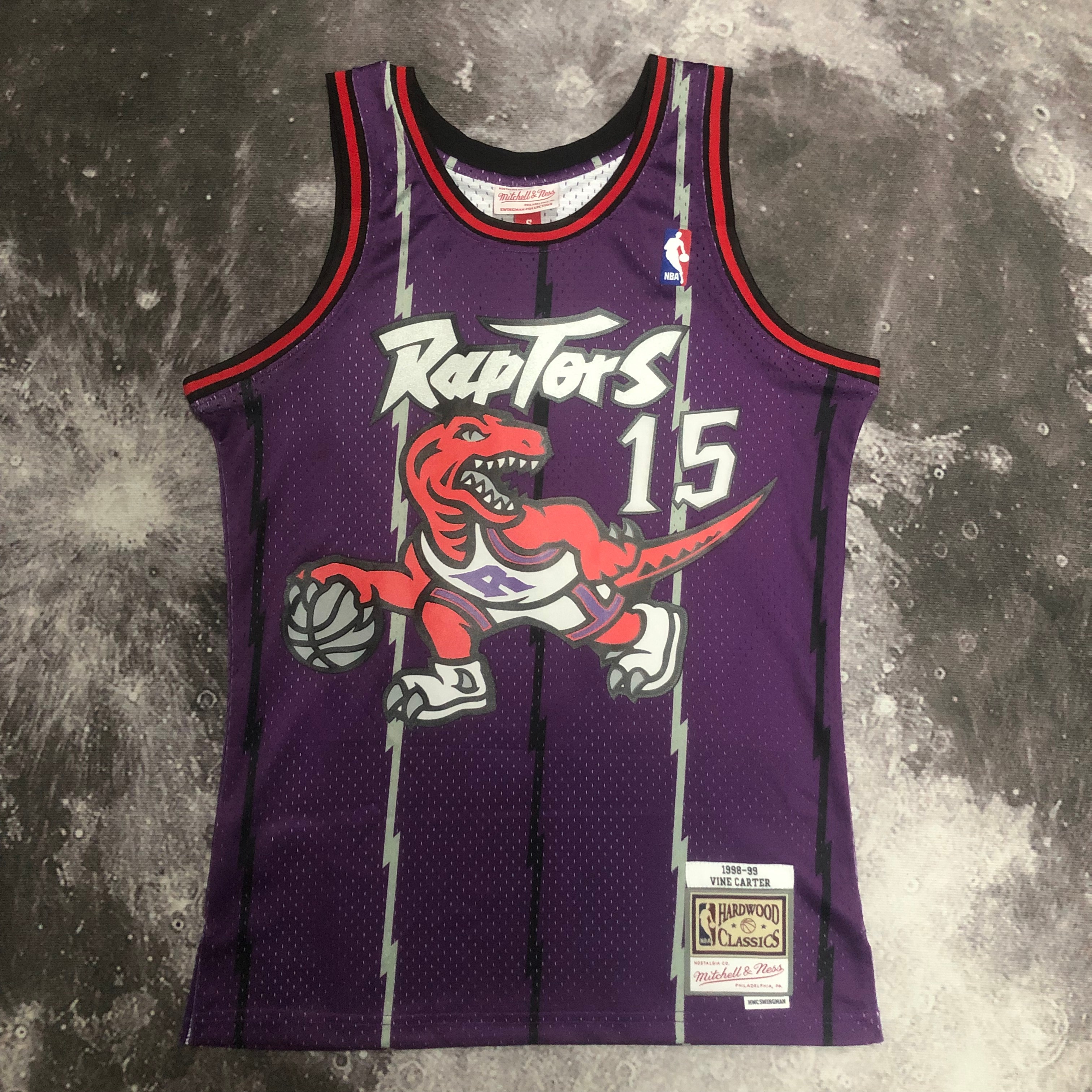 NBA Men Season 1998 Toronto Raptors Retro Purple #15 CARTER Jersey High Quality Name and Number Print - leoleo123123