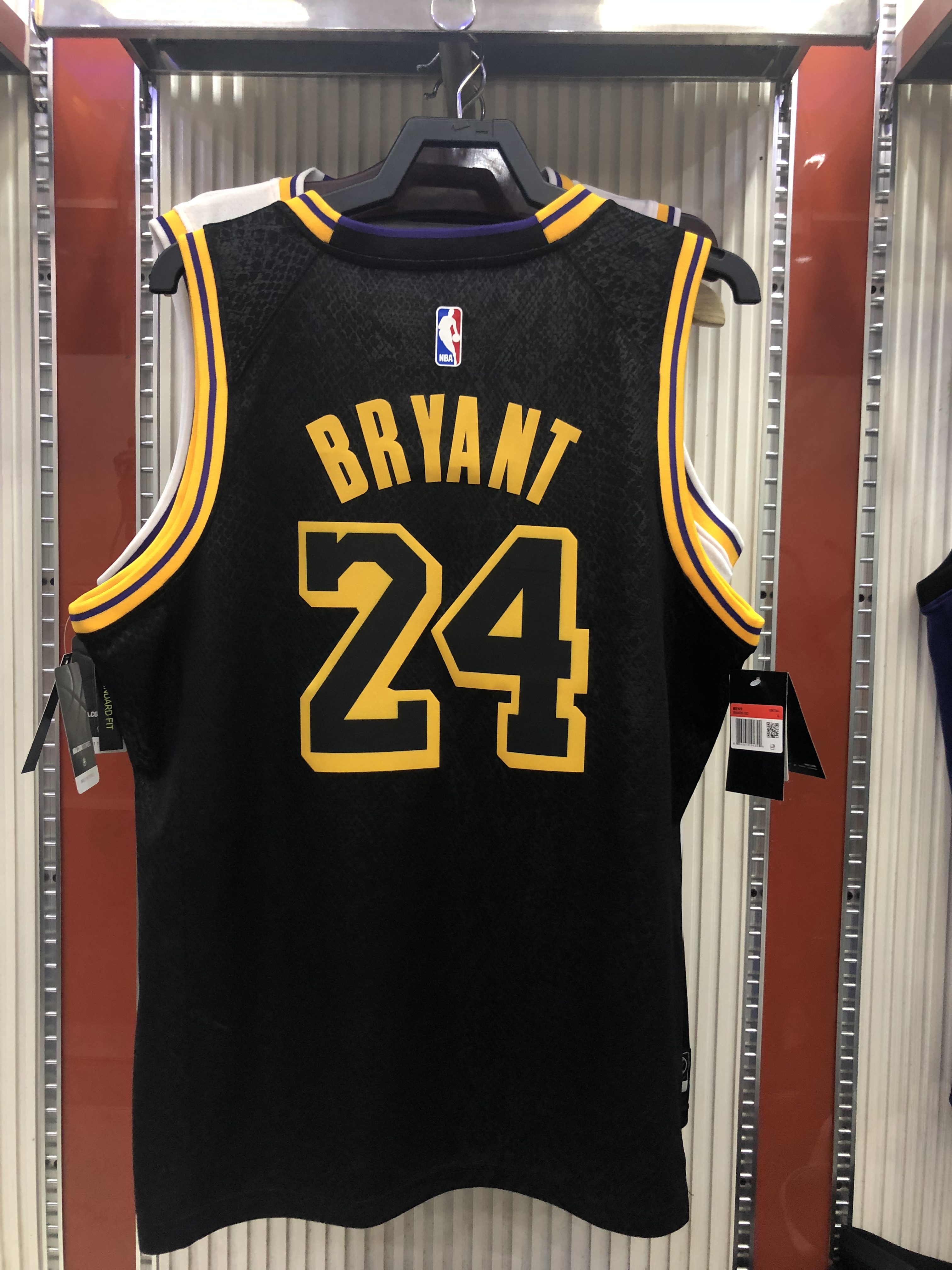 NBA Los Angeles Lakers Black with Snake Front #8 Black #24 BRYANT Jersey High Quality Name and Number Print - leoleo123123