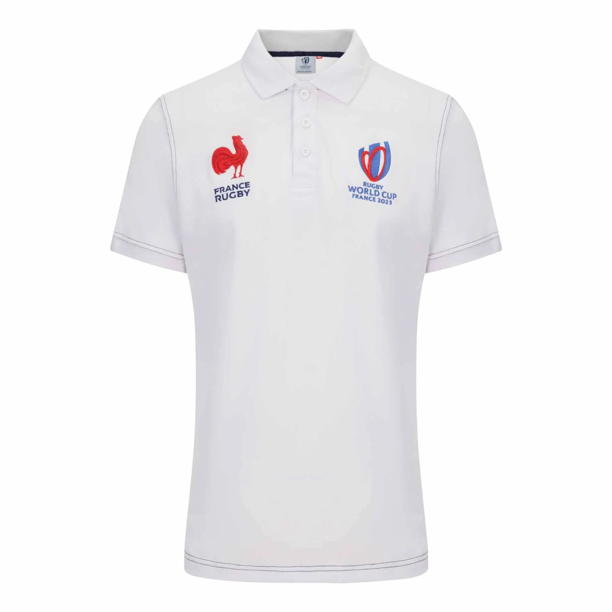 Rugby World Cup 2023 France White Rugby Polo High Quality - leoleo123123