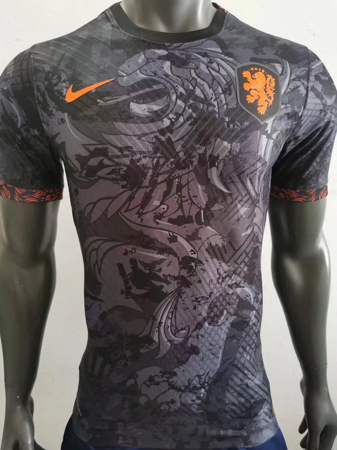 22/23 Netherlands Special Jersey Black Player Version 1:1 Quality - leoleo123123
