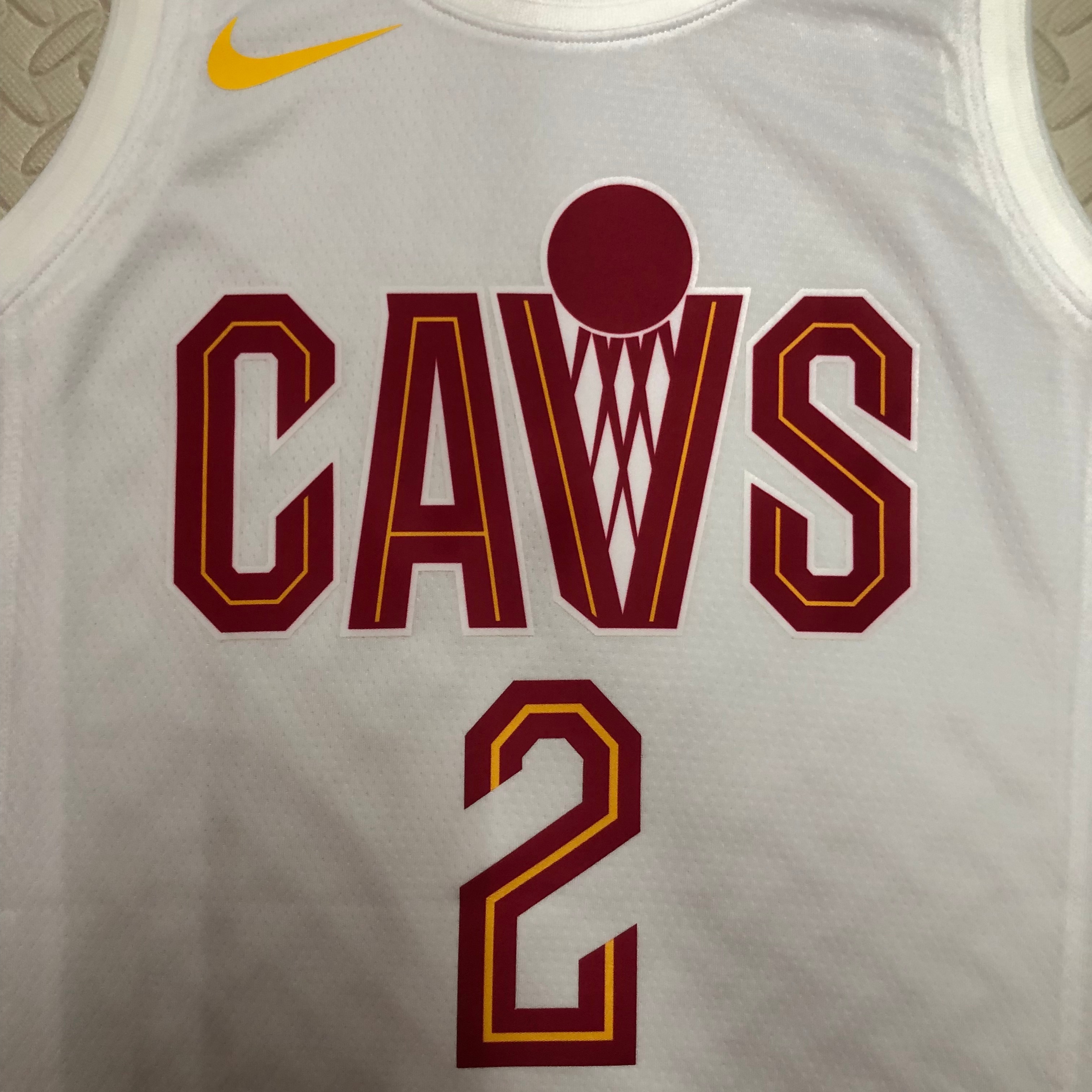 NBA Season 2023 Men Cleveland Cavaliers White #2 IRVING Jersey High Quality Name and Number Print - leoleo123123