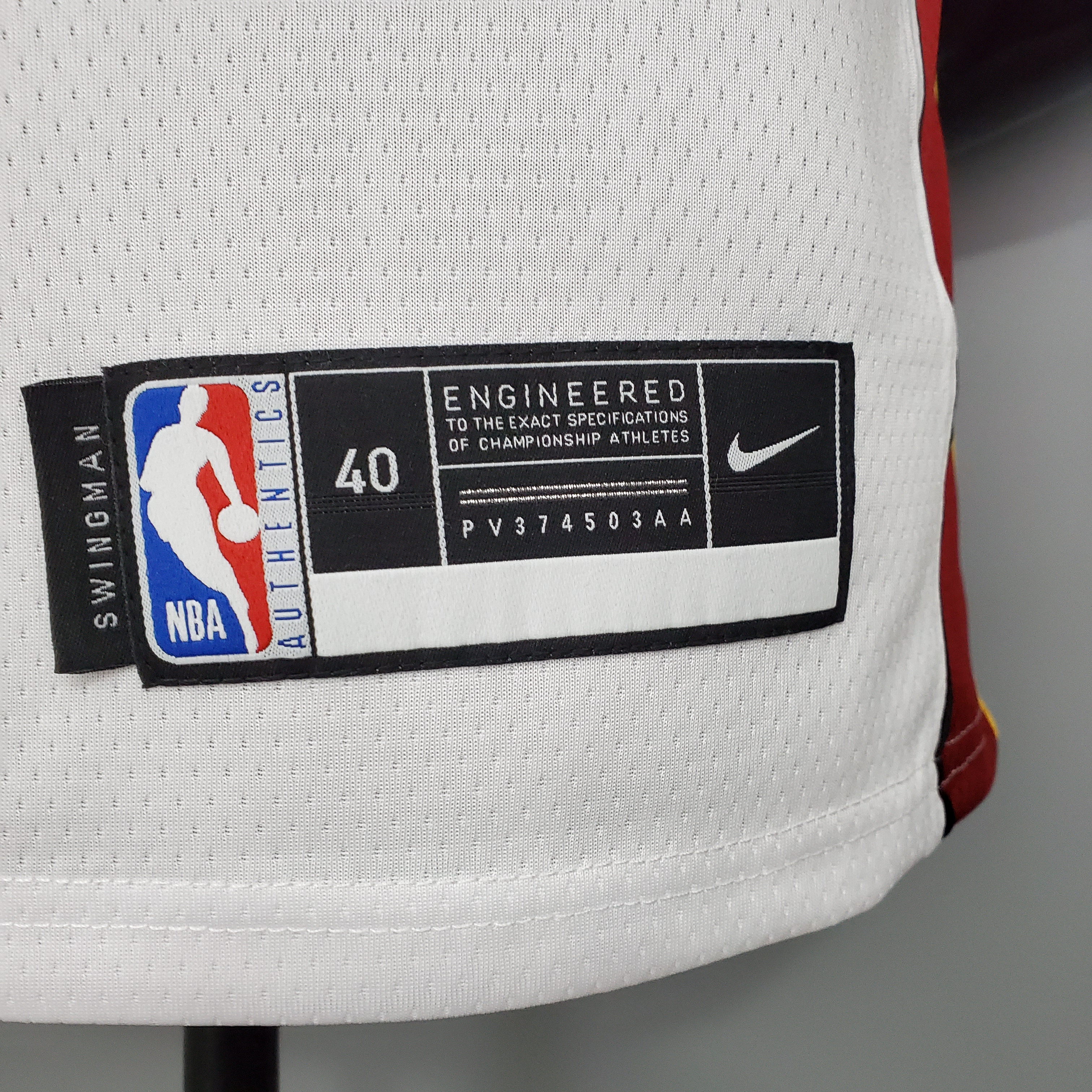 NBA Men Miami Heat White #6 JAMES Jersey High Quality Name and Number Print - leoleo123123