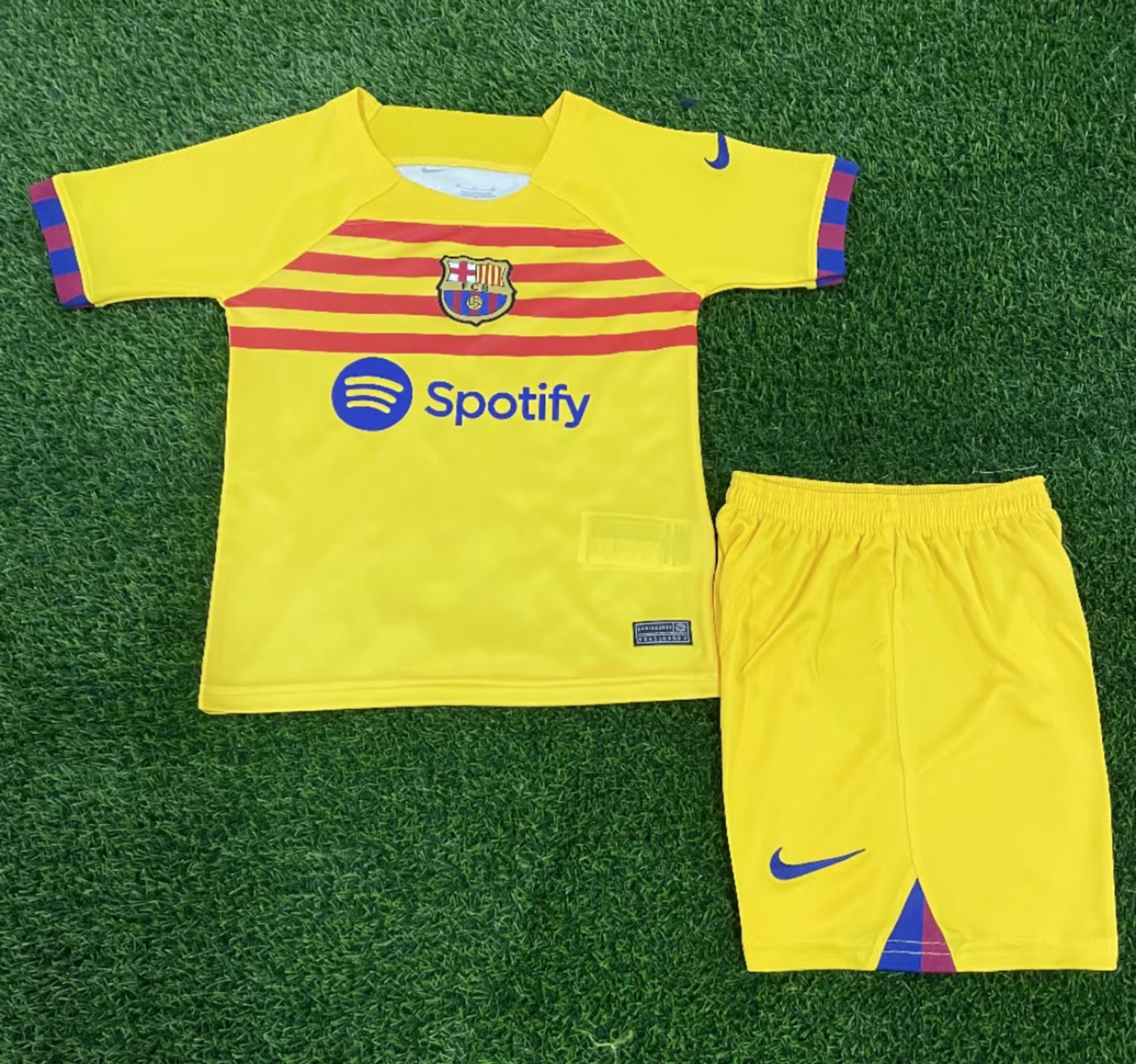22/23 Barcelona Founth Kids Jersey - leoleo123123