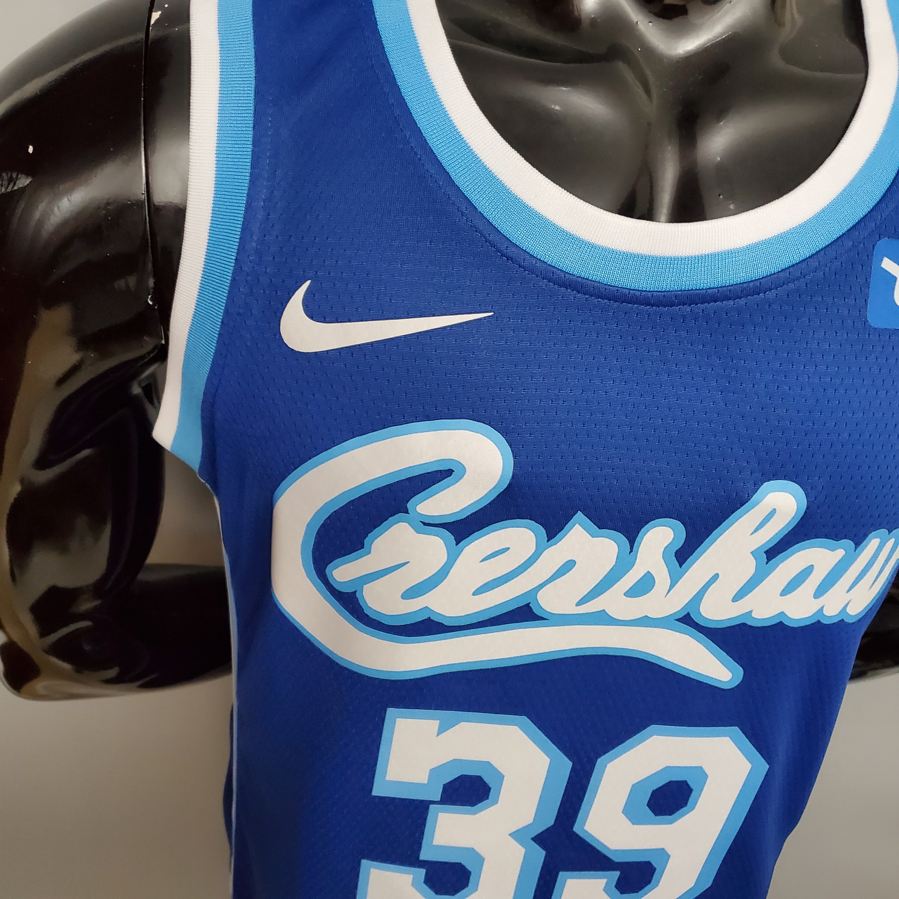 NBA Men Los Angeles Lakers Retro in Latin with Crenshaw #39 HOWARD Blue Round Neck Jersey High Quality Name and Number Print - leoleo123123