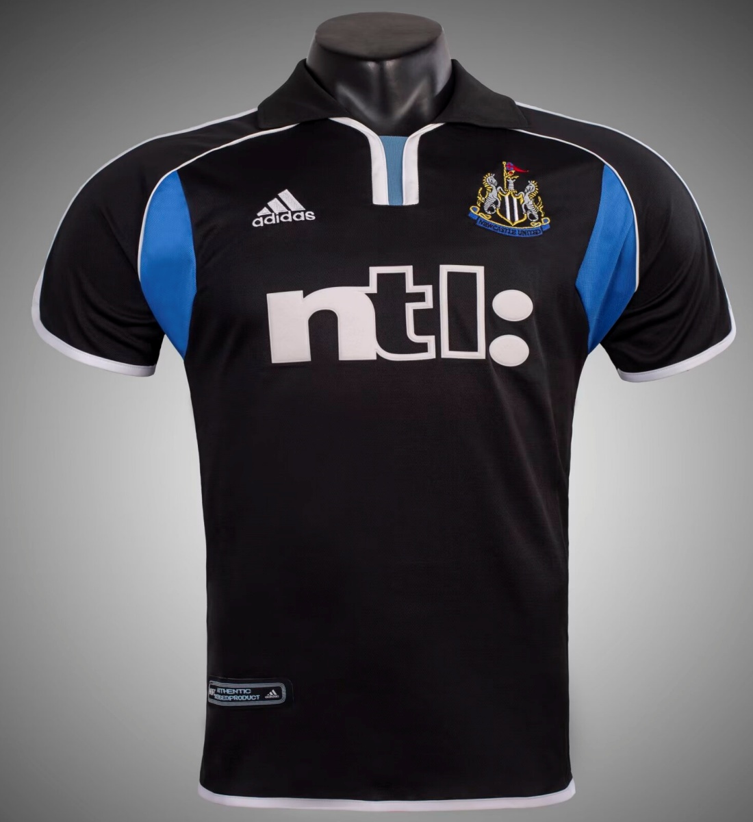 01/02 Newcastle Away Retro Jersey - leoleo123123