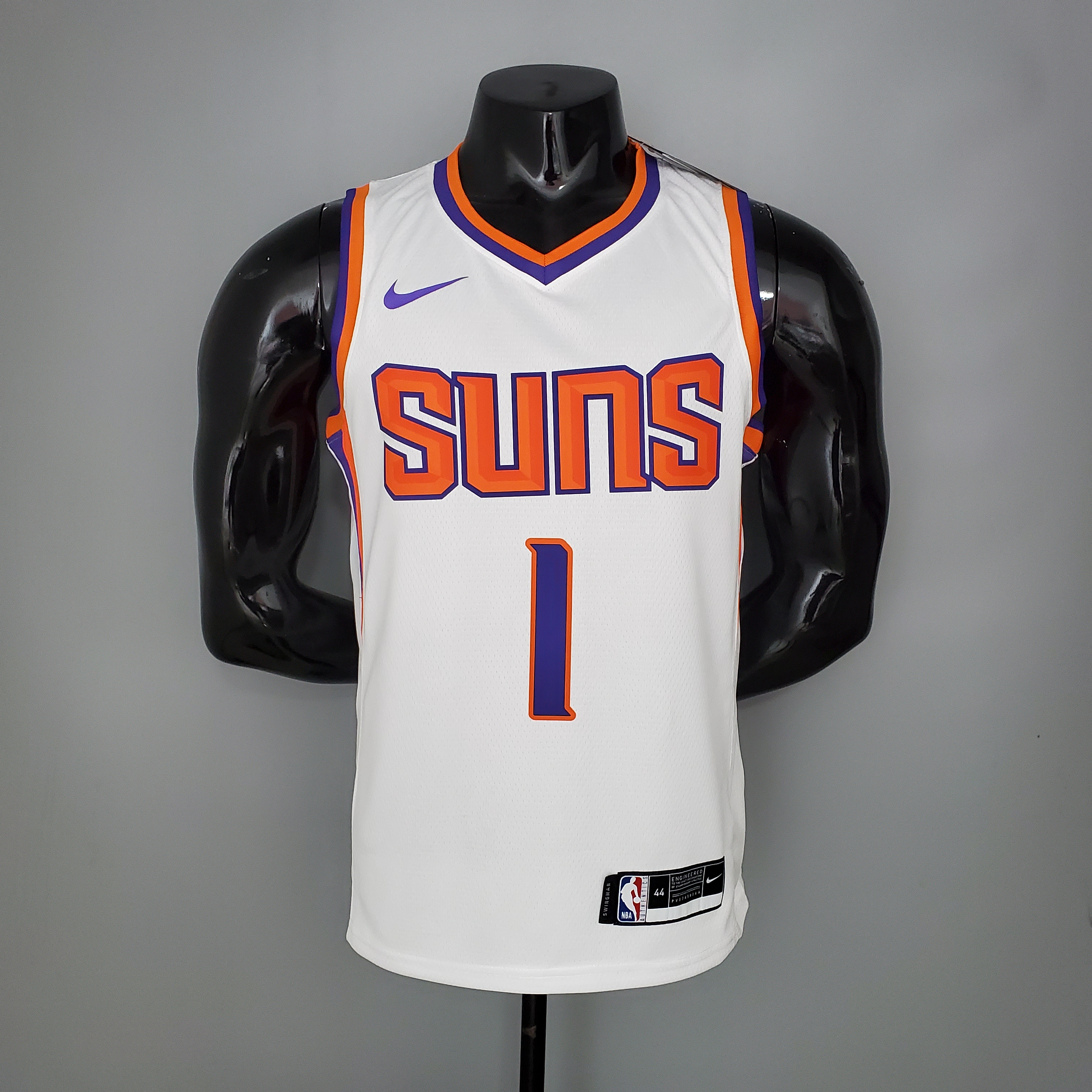 NBA Men Phoenix Suns White #1 BOOKER Jersey High Quality Name and Number Print - leoleo123123