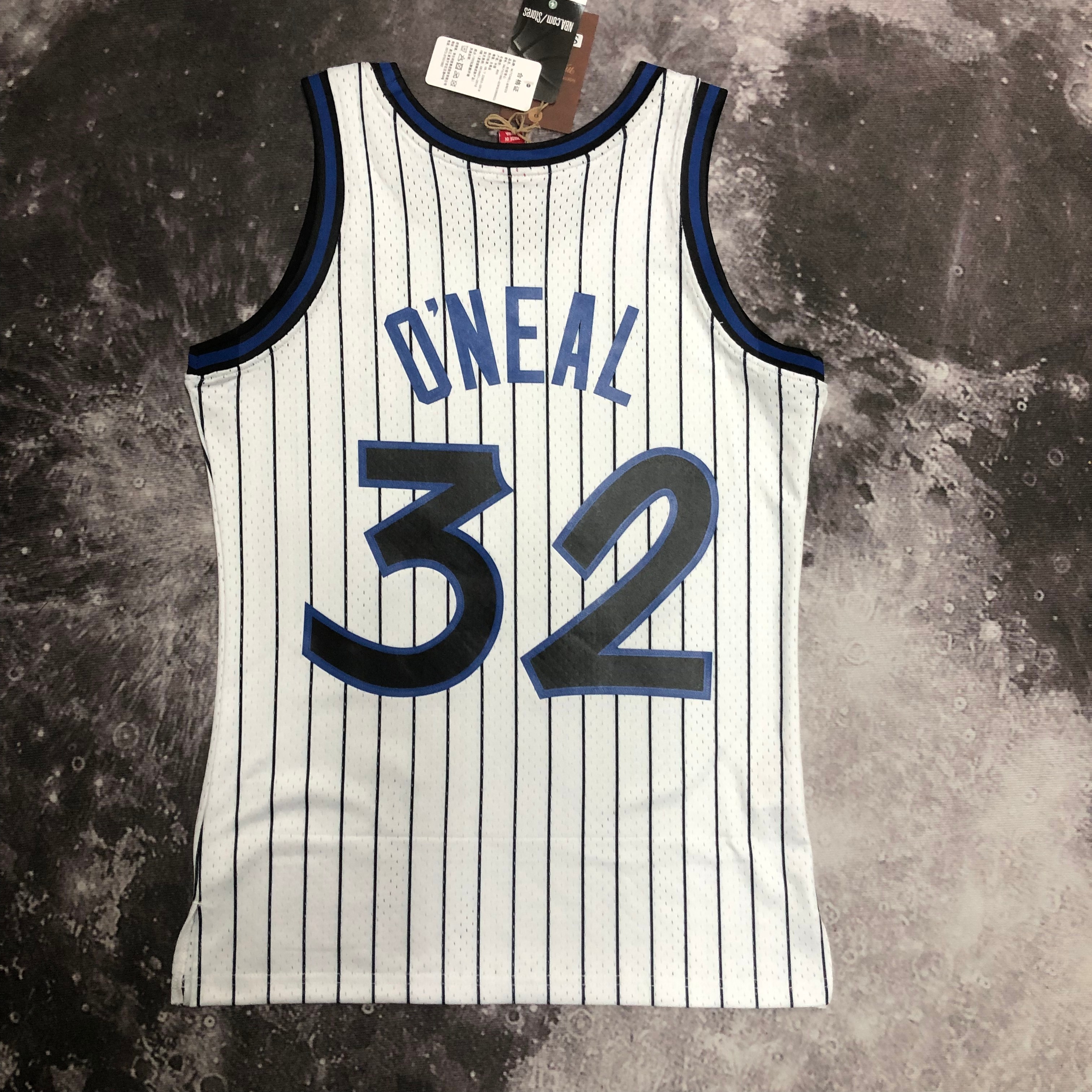 NBA Season Season 93-94 Orlando Magic White #32 O'NEAL Jersey High Quality Name and Number Print - leoleo123123