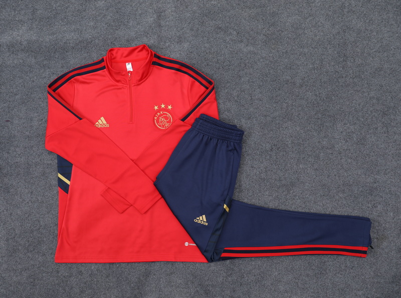 22/23 Ajax Kids Red Sweater Tracksuit Thai Quality - leoleo123123