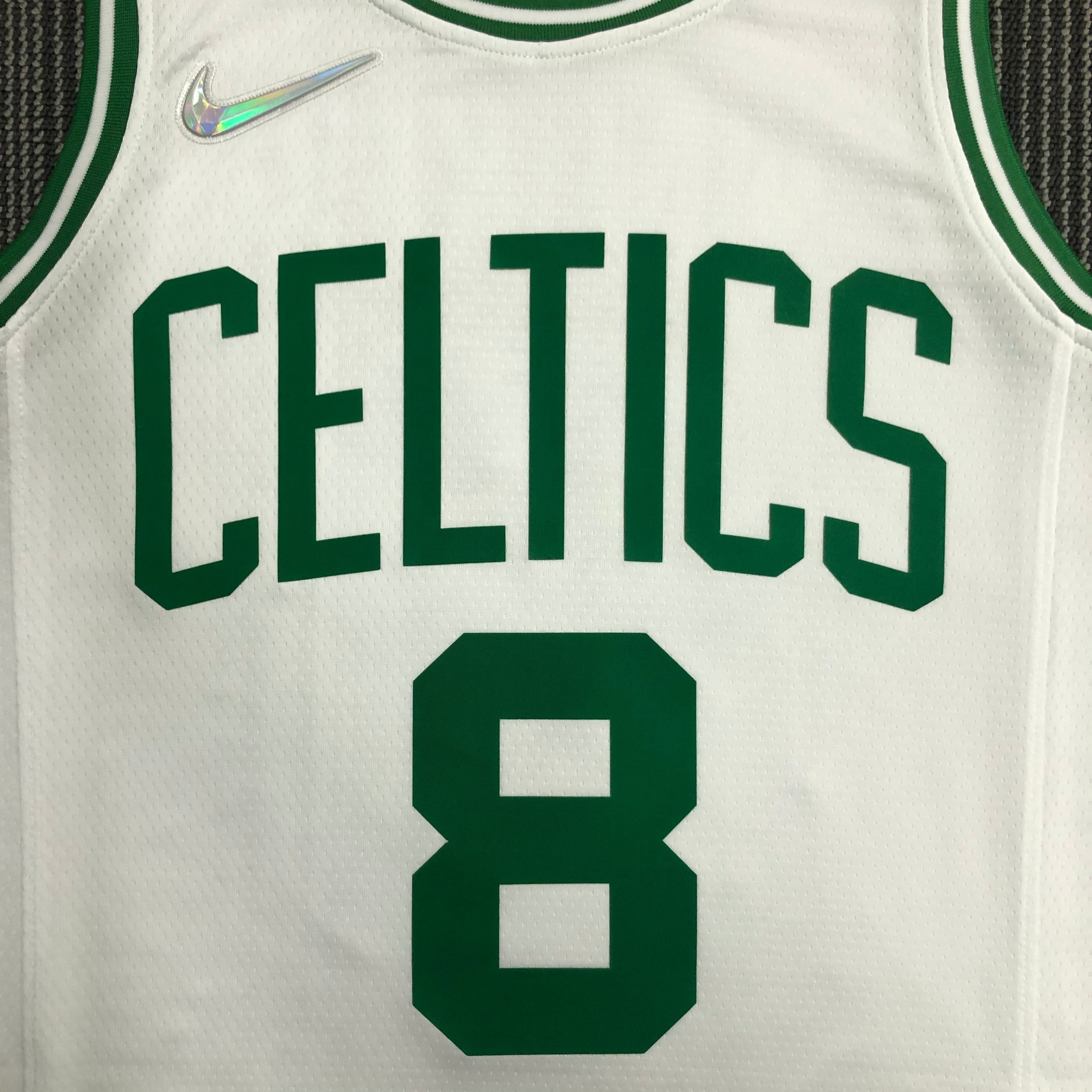 NBA 75th Anniversary Boston Celtics White #8 WALKER Jersey High Quality Name and Number Print - leoleo123123