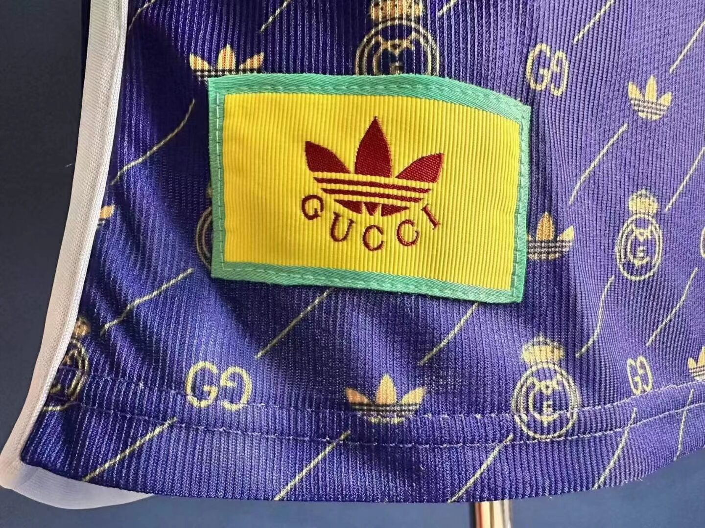 2024 Real Madrid Gucci purple Jersey Player Version 1:1 Quality xiongyinig - leoleo123123
