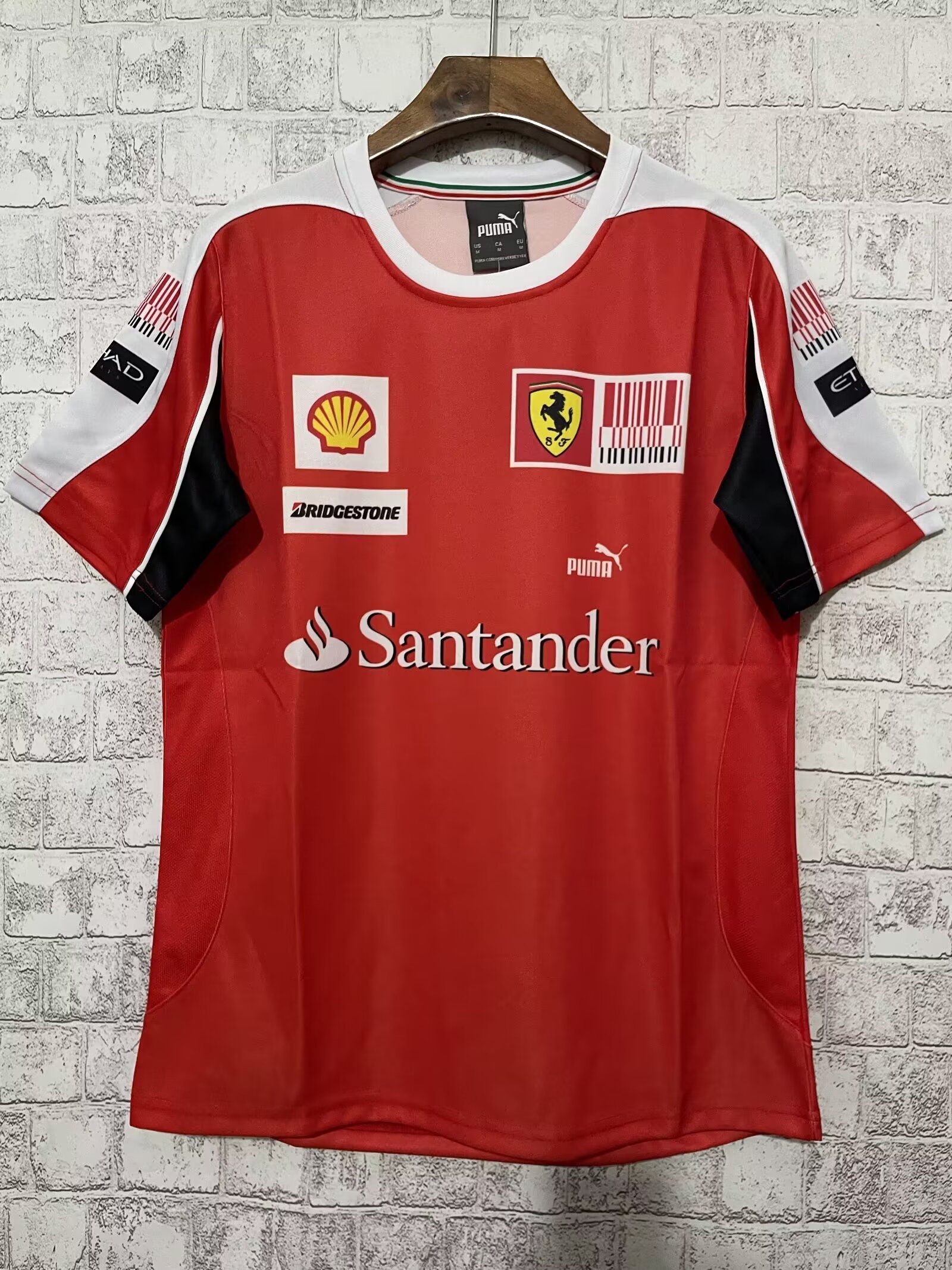 2024 Ferrari F1 Team POLO Round Collar T-Shirt - leoleo123123