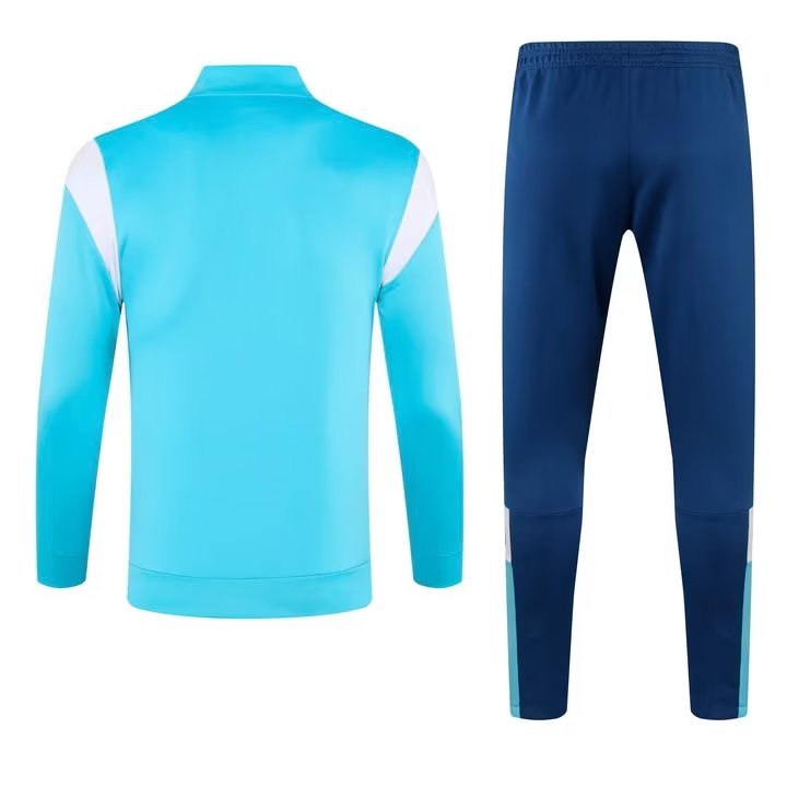 23/24 Marseille Blue Jacket Tracksuit Thai Quality - leoleo123123