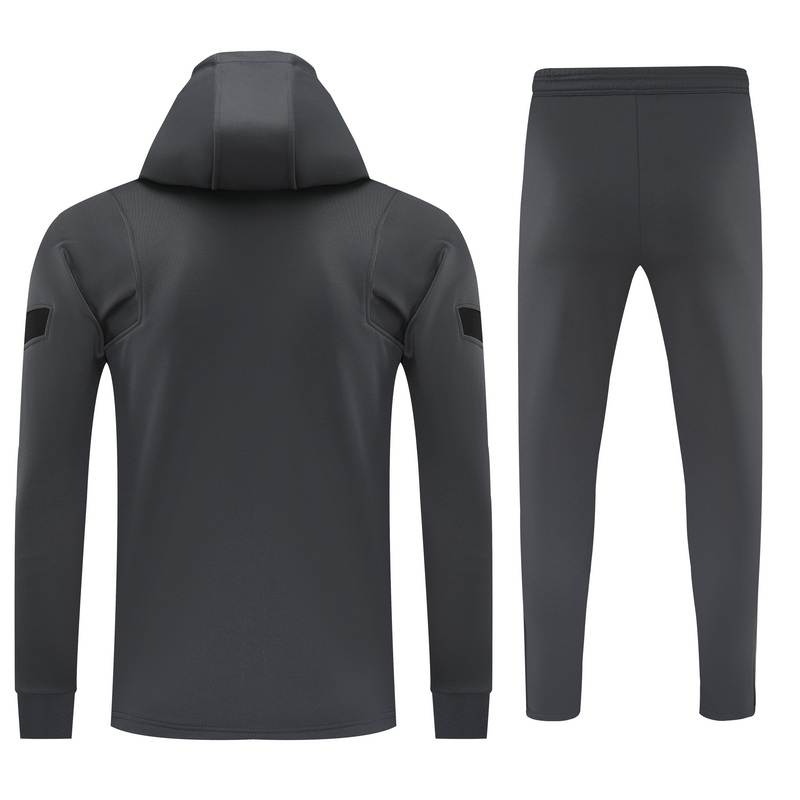 21/22 PSG Dark Grey Jacket Tracksuit with Cap Thai Quality - leoleo123123