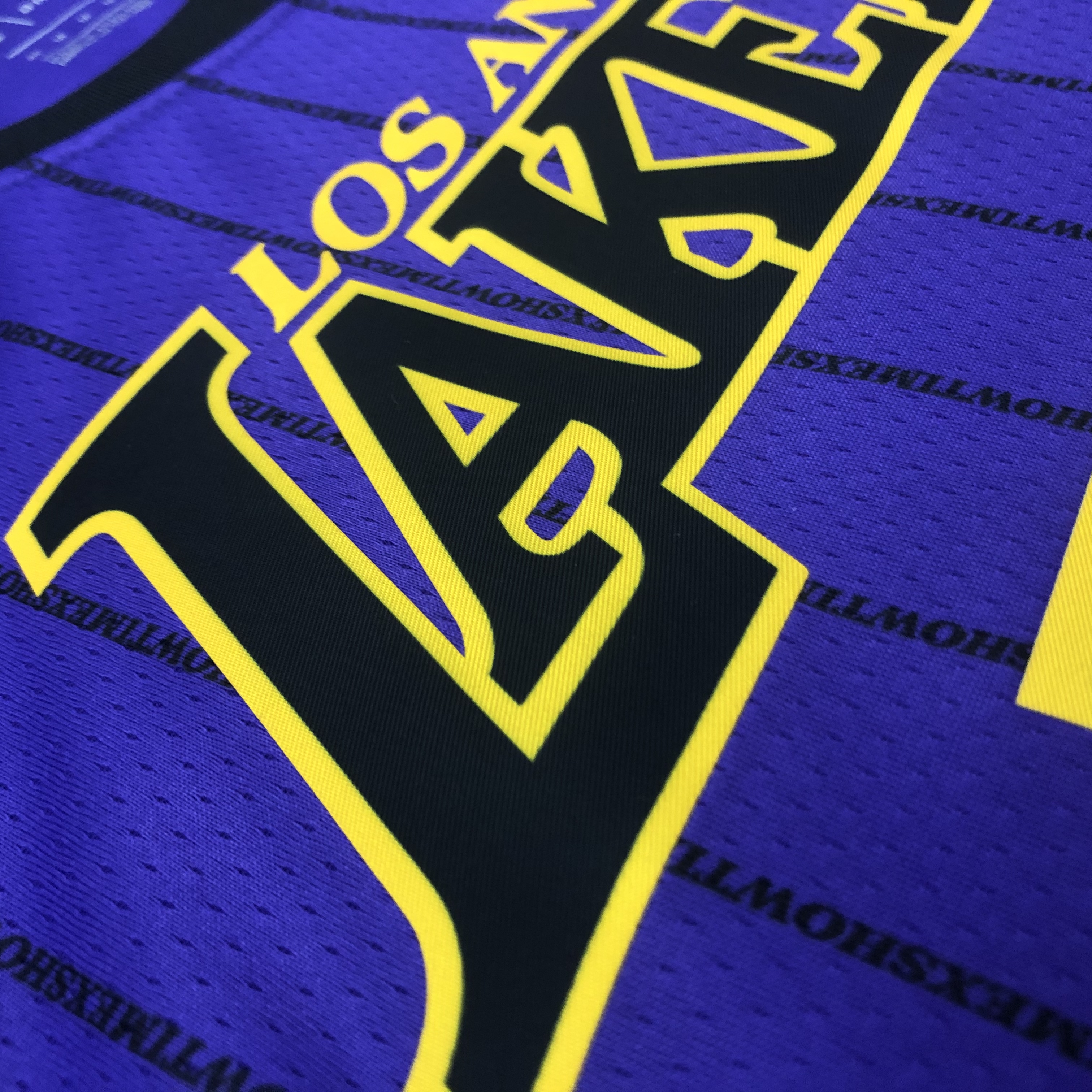 NBA Men Los Angeles Lakers Retro Purple with Black Lines #0 YOUNG Round Neck Jersey High Quality Name and Number Print - leoleo123123